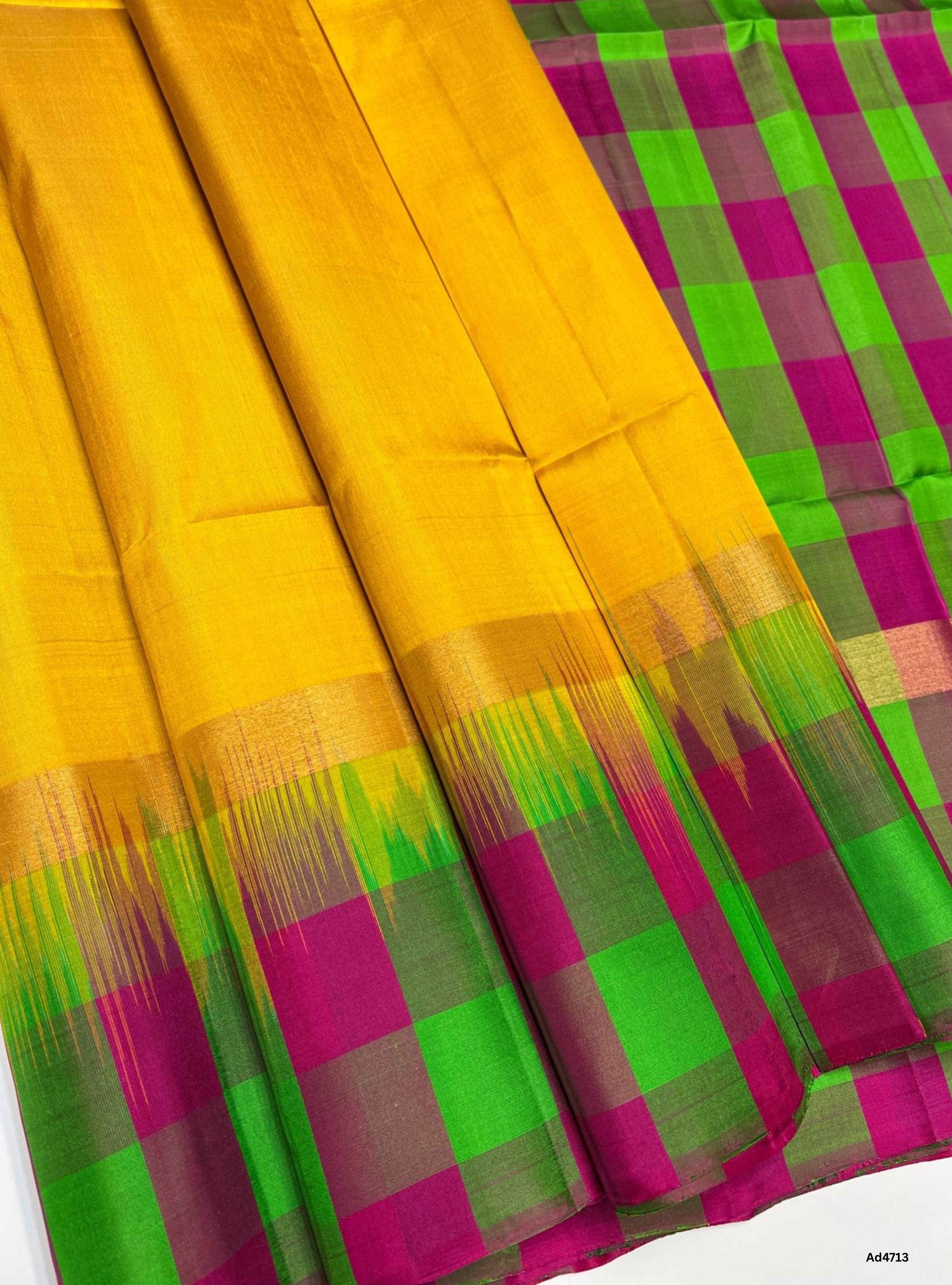 Mango Yellow & Green - Pazhum Pazhamum Soft Silk Saree