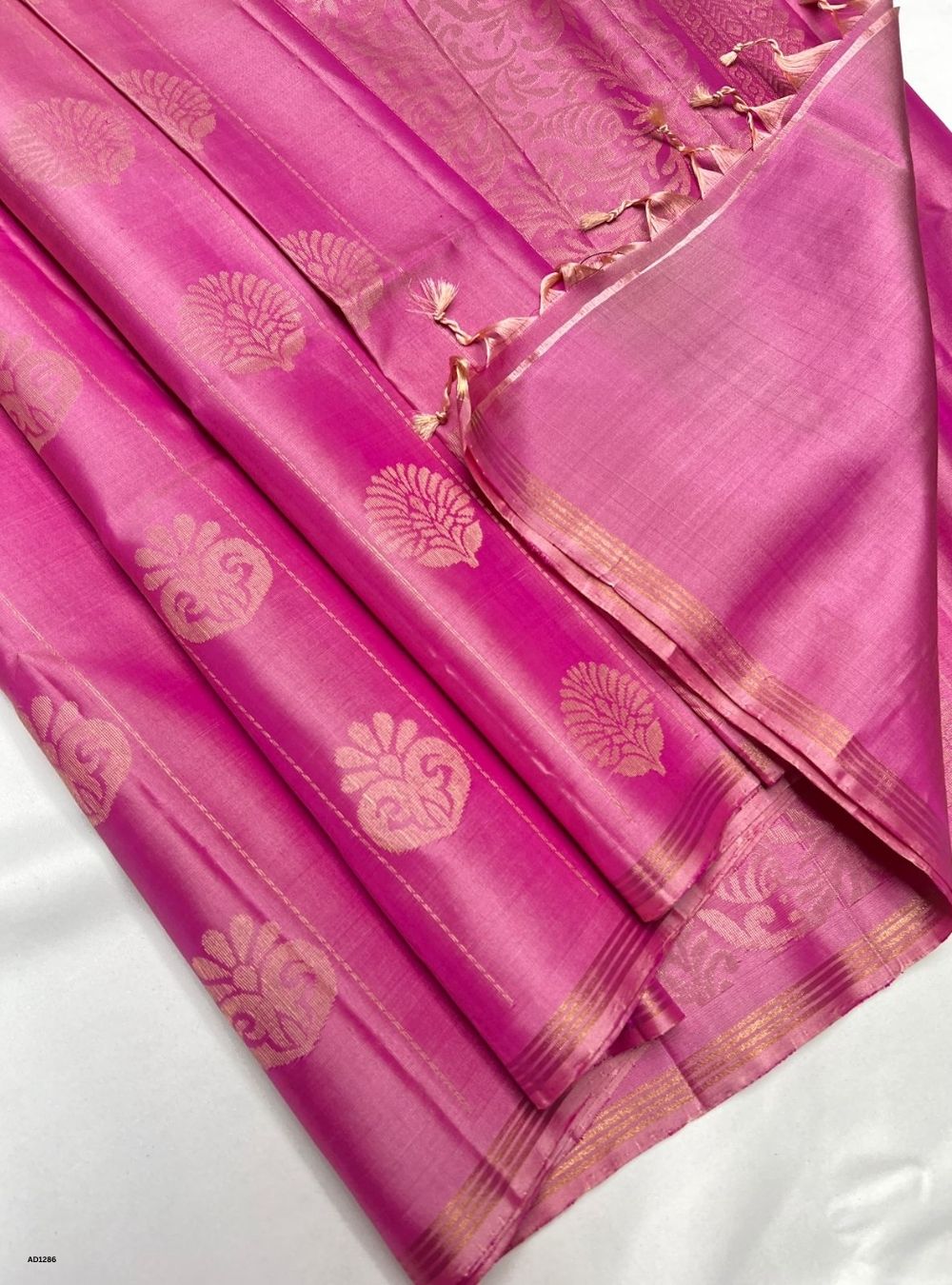 Lotus Pink - Soft Silk Saree