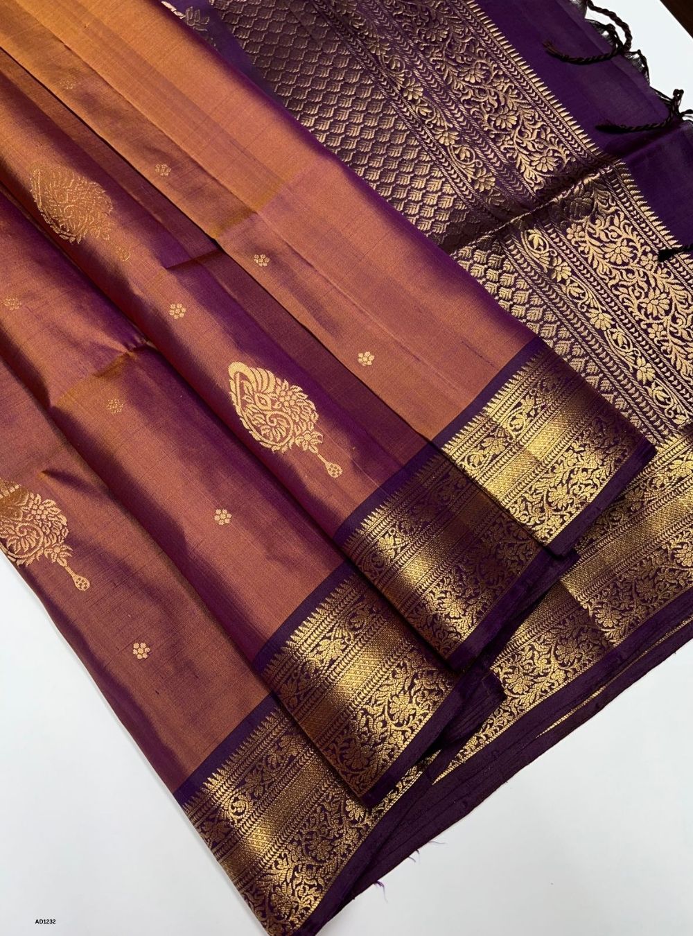 Brown -  Soft Silk Saree