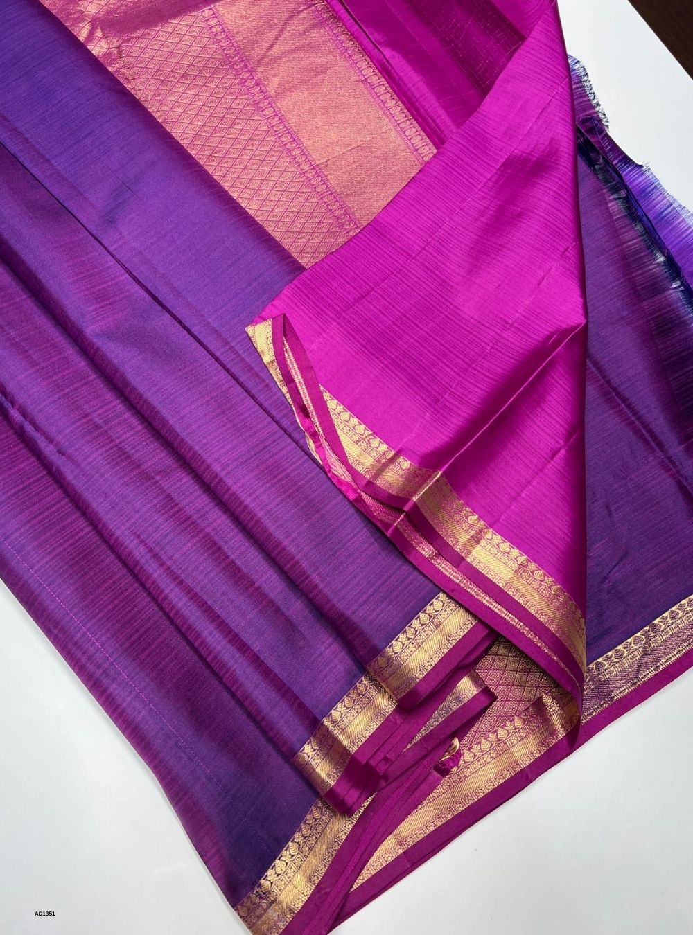 Purple -  Soft Silk Saree