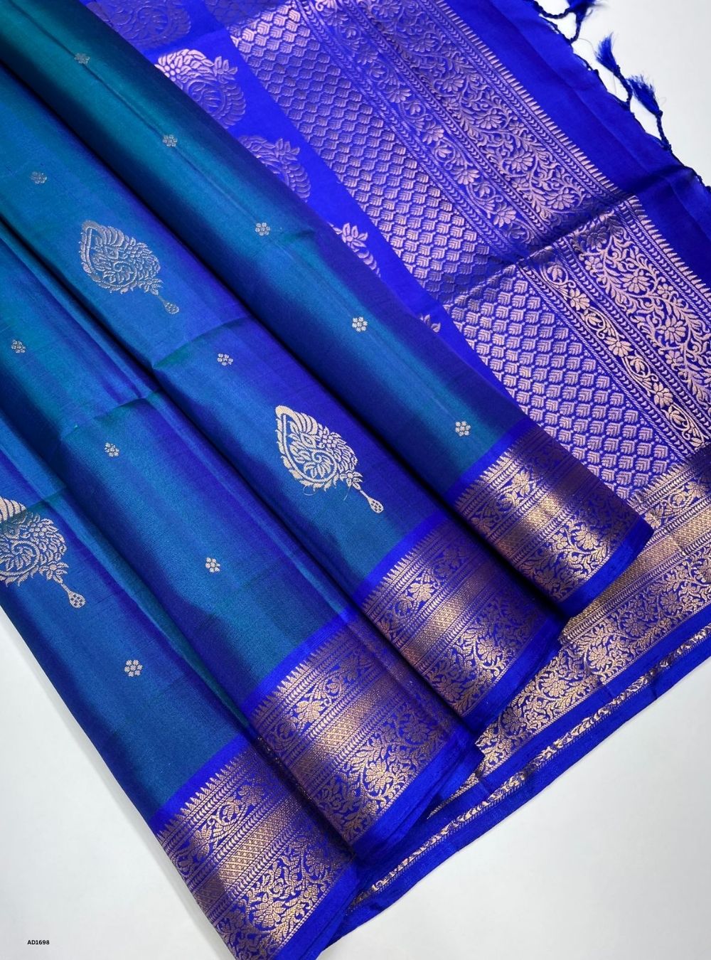Blue -  Soft Silk Saree