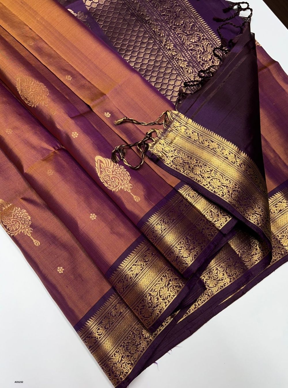 Brown -  Soft Silk Saree