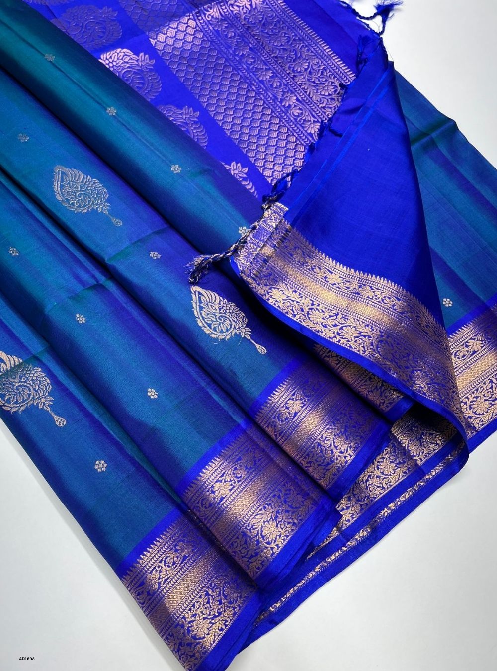 Blue -  Soft Silk Saree