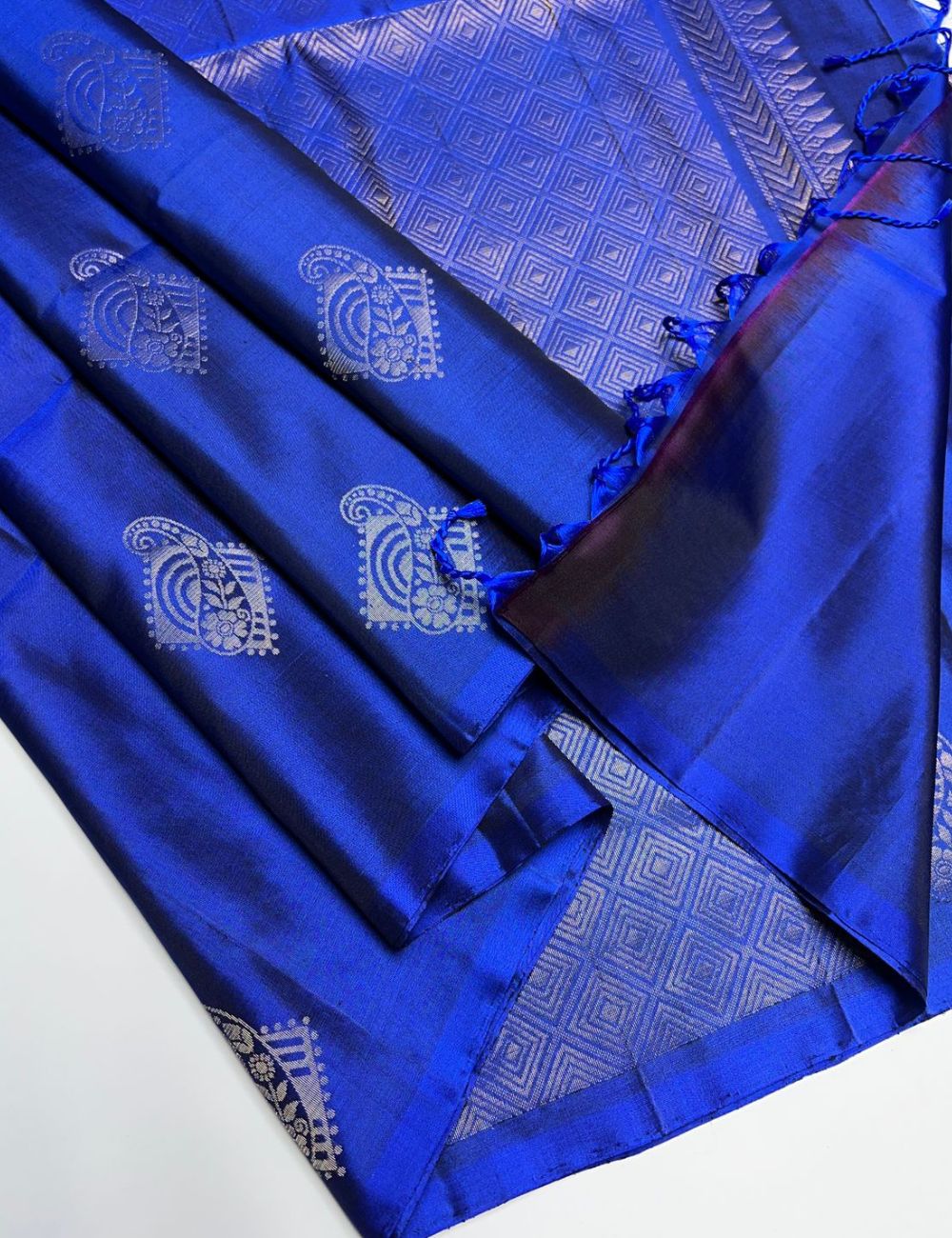 Royal Blue  - Soft Silk Saree