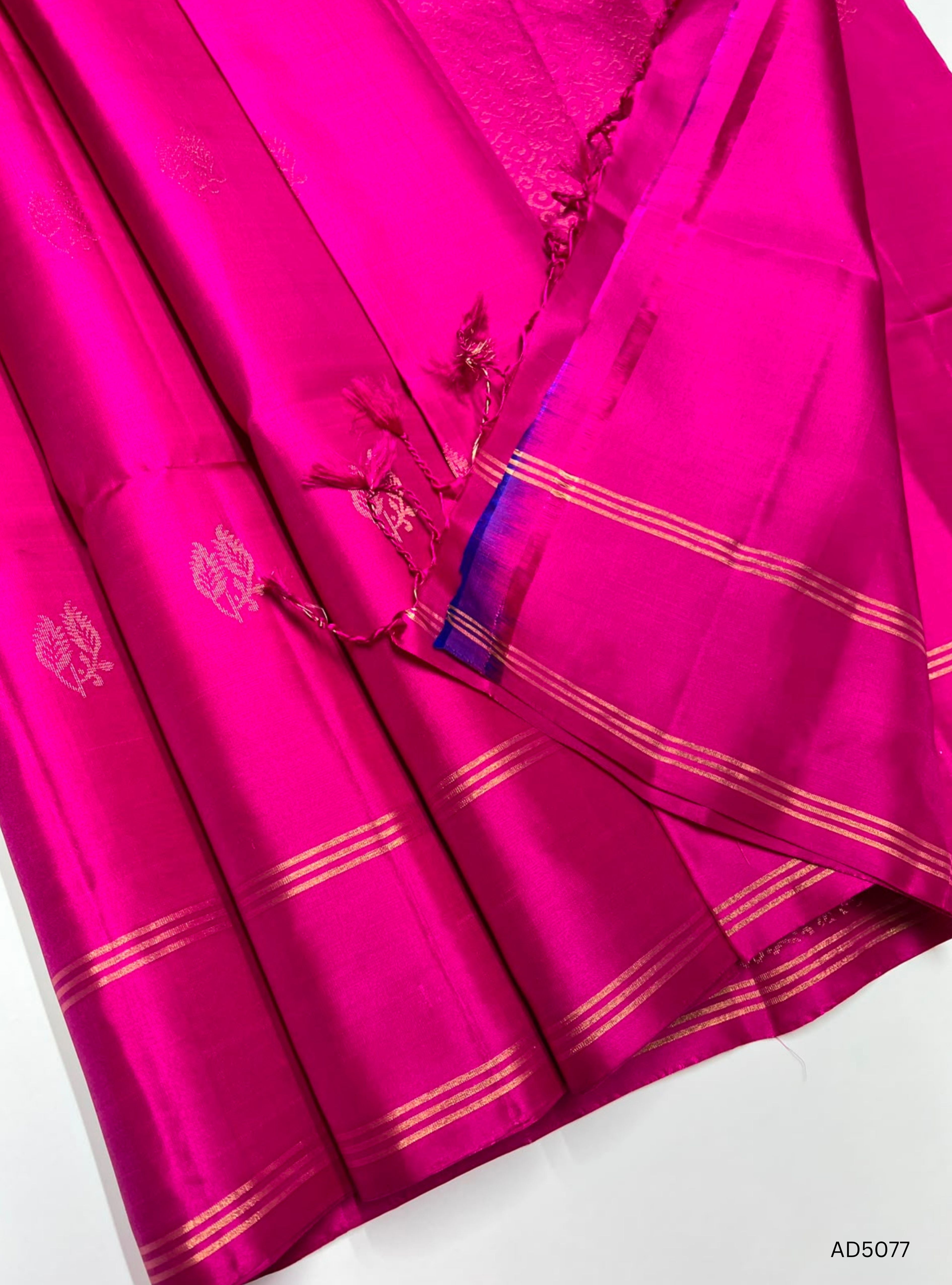 Rani PInk - Soft Silk Saree