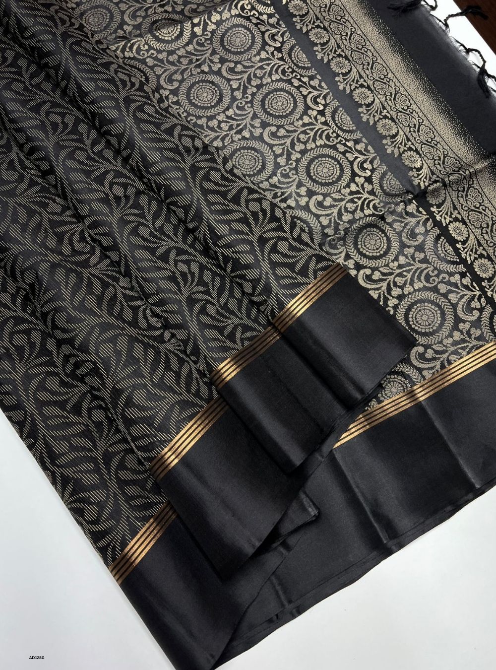 Black -  Soft Silk Saree