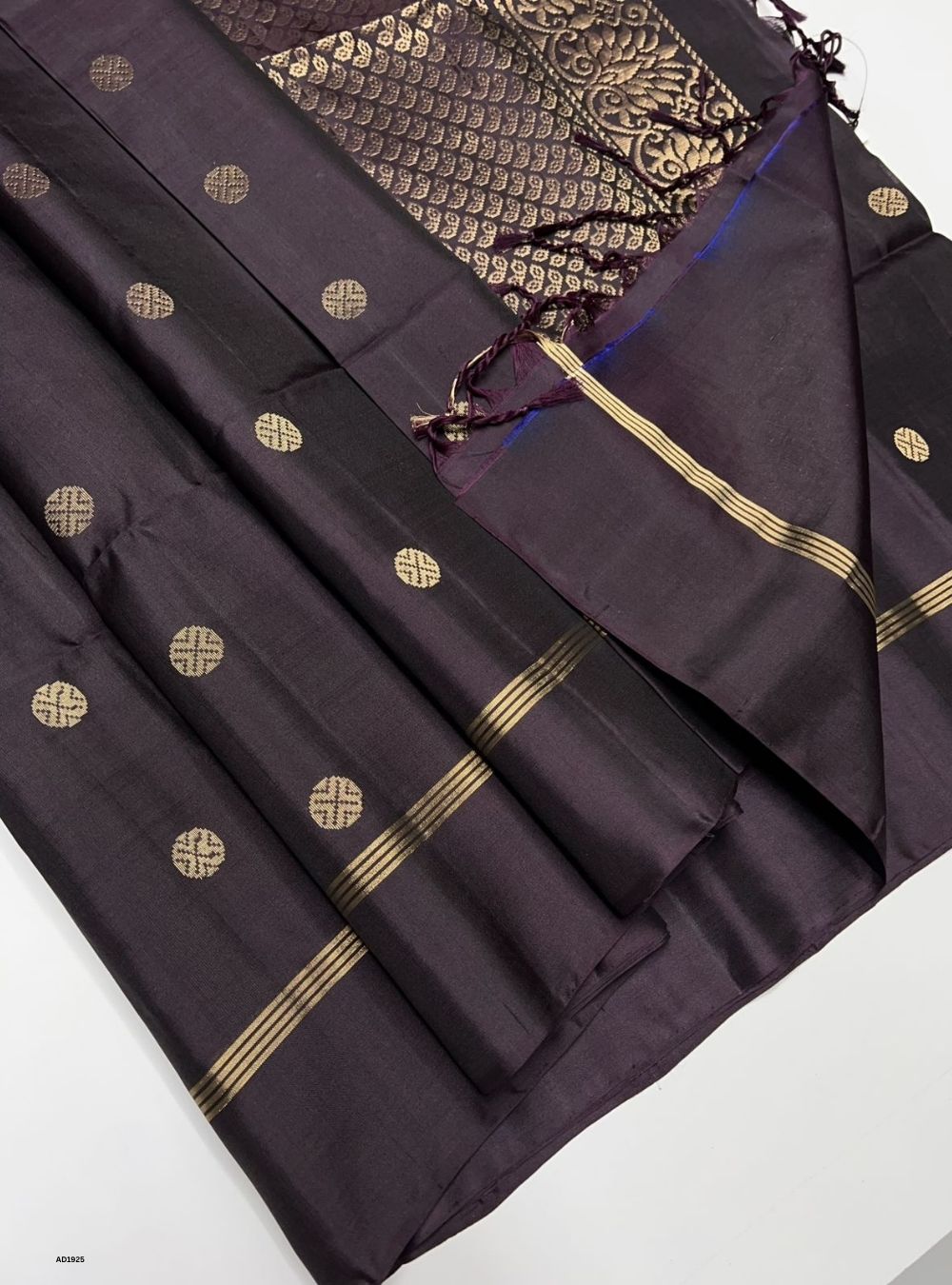 Brown-Soft Silk Saree