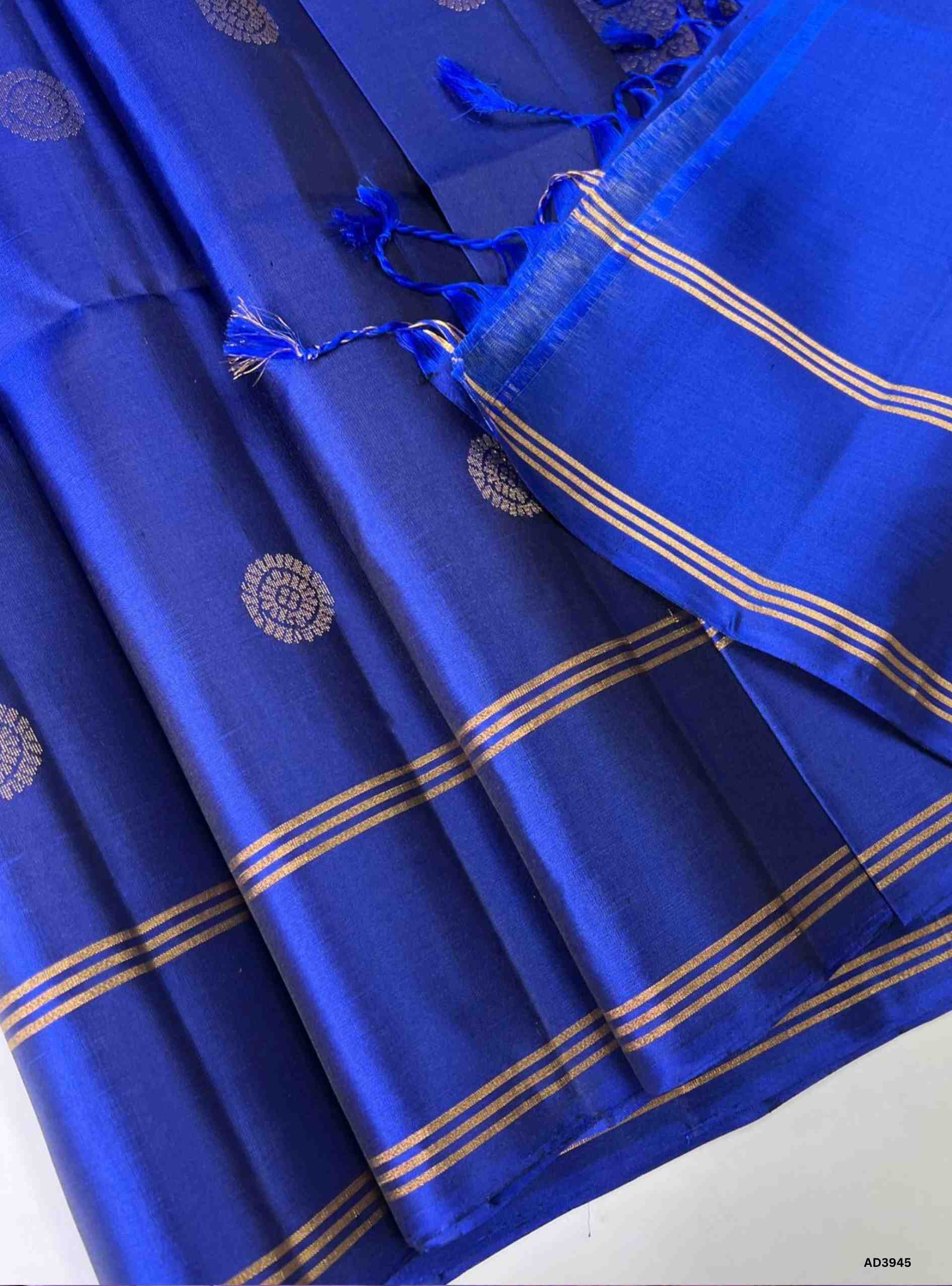 Royal Blue - Soft Silk Saree
