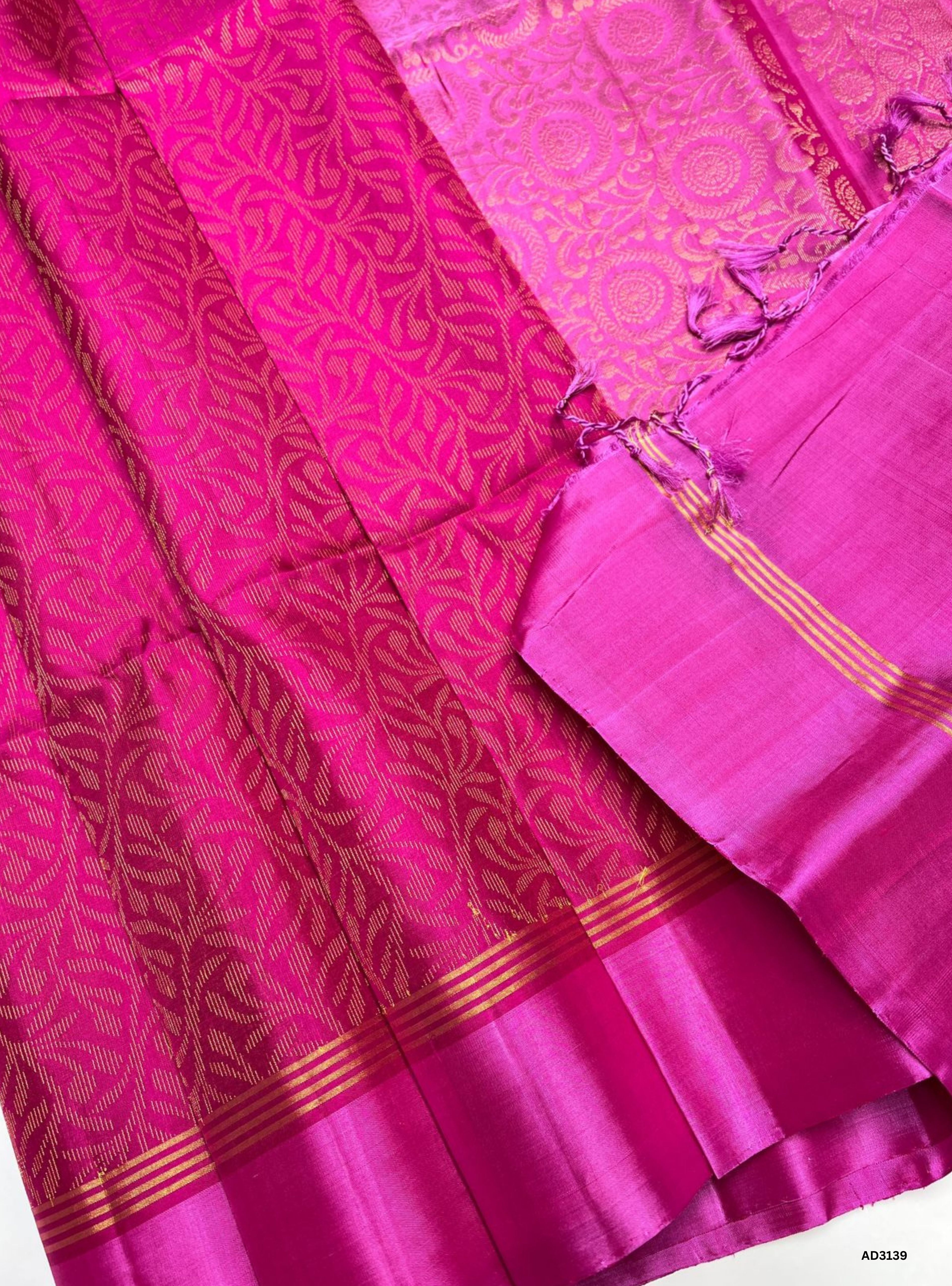 Pink - Soft Silk Saree