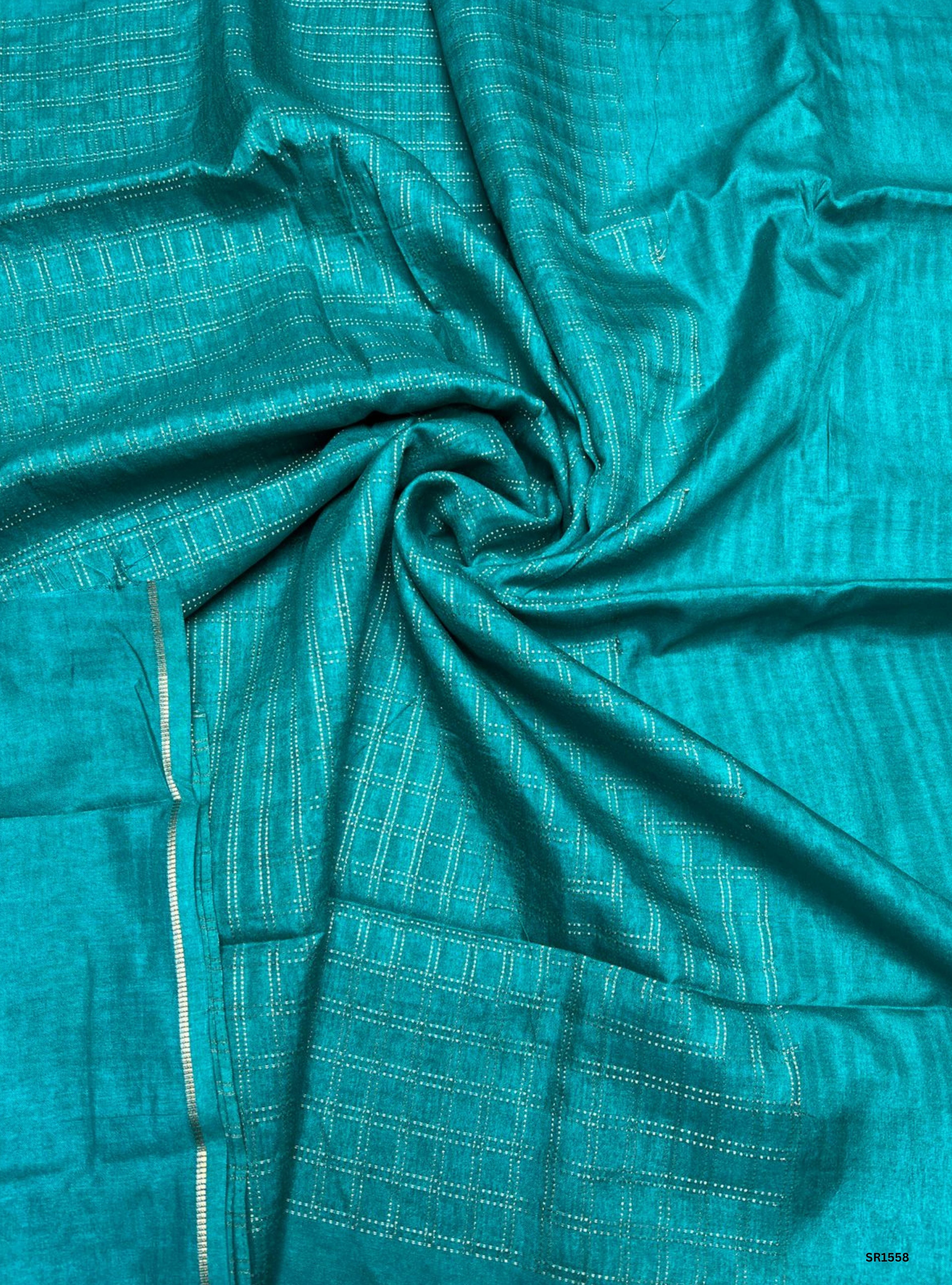 Rama Green - Moonga Tussar Saree