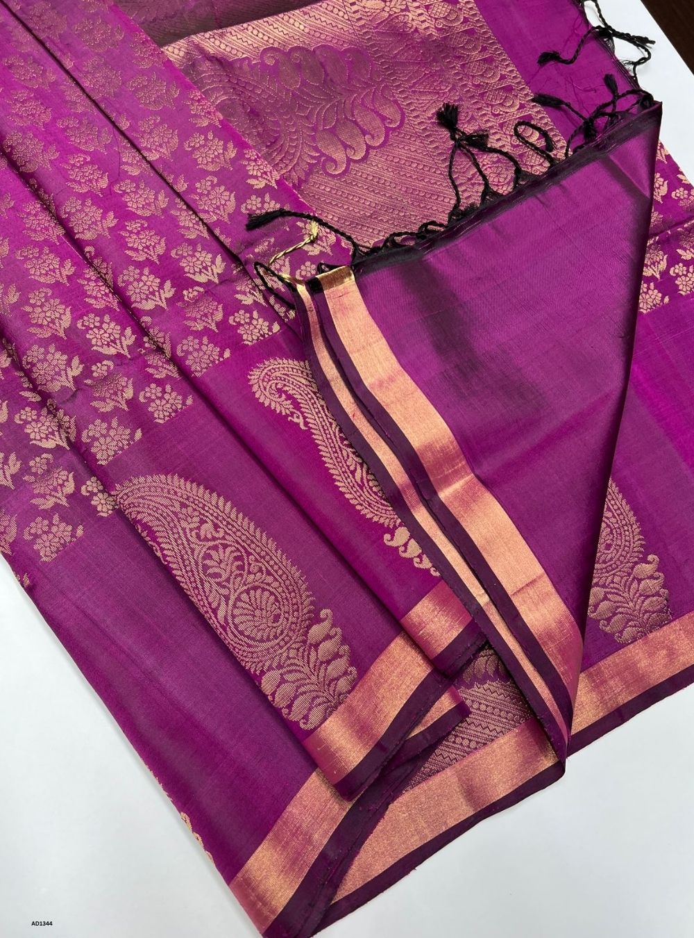 Magenta -  Soft Silk Saree