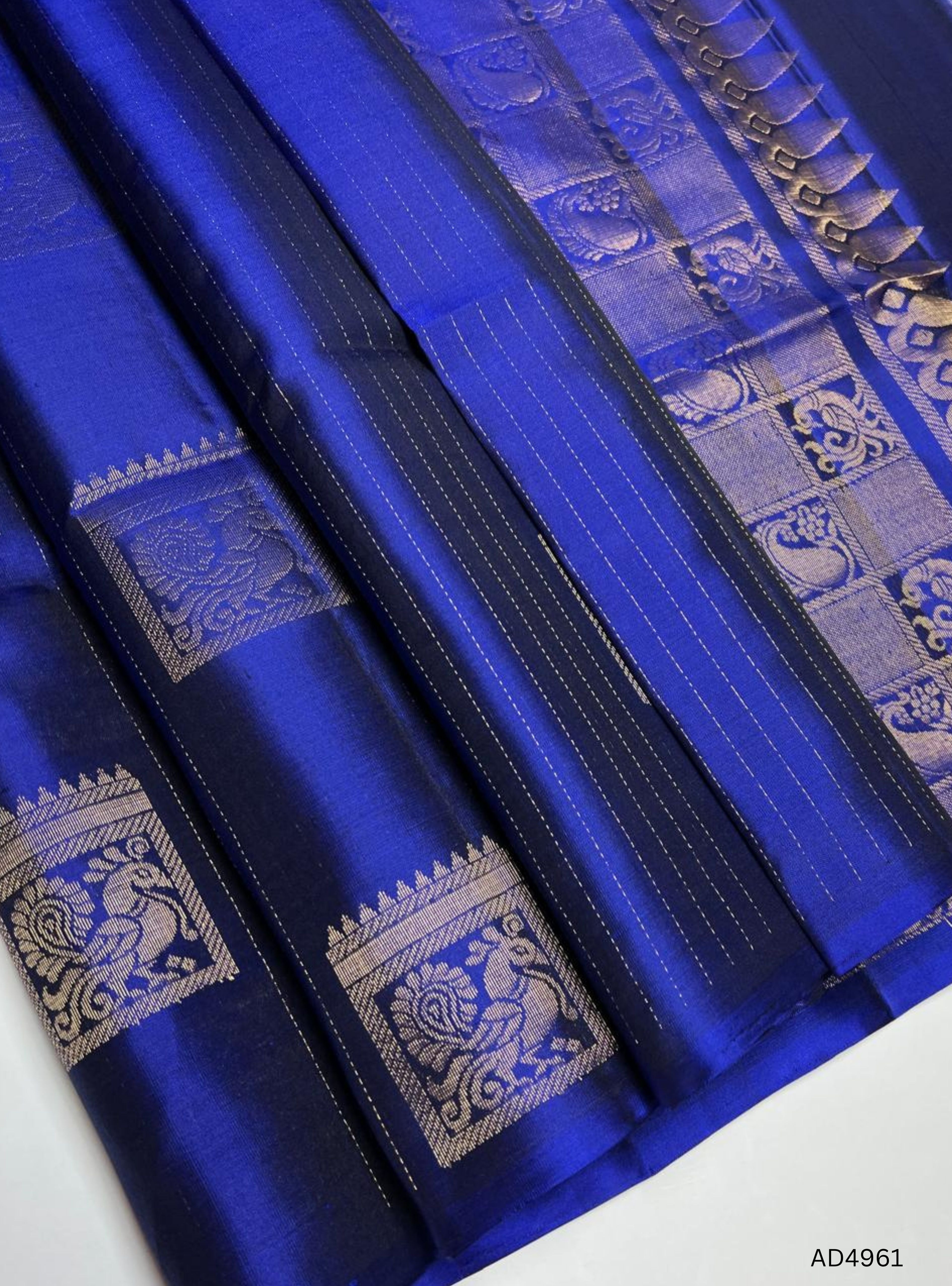 Royal Blue  - Soft Silk Saree
