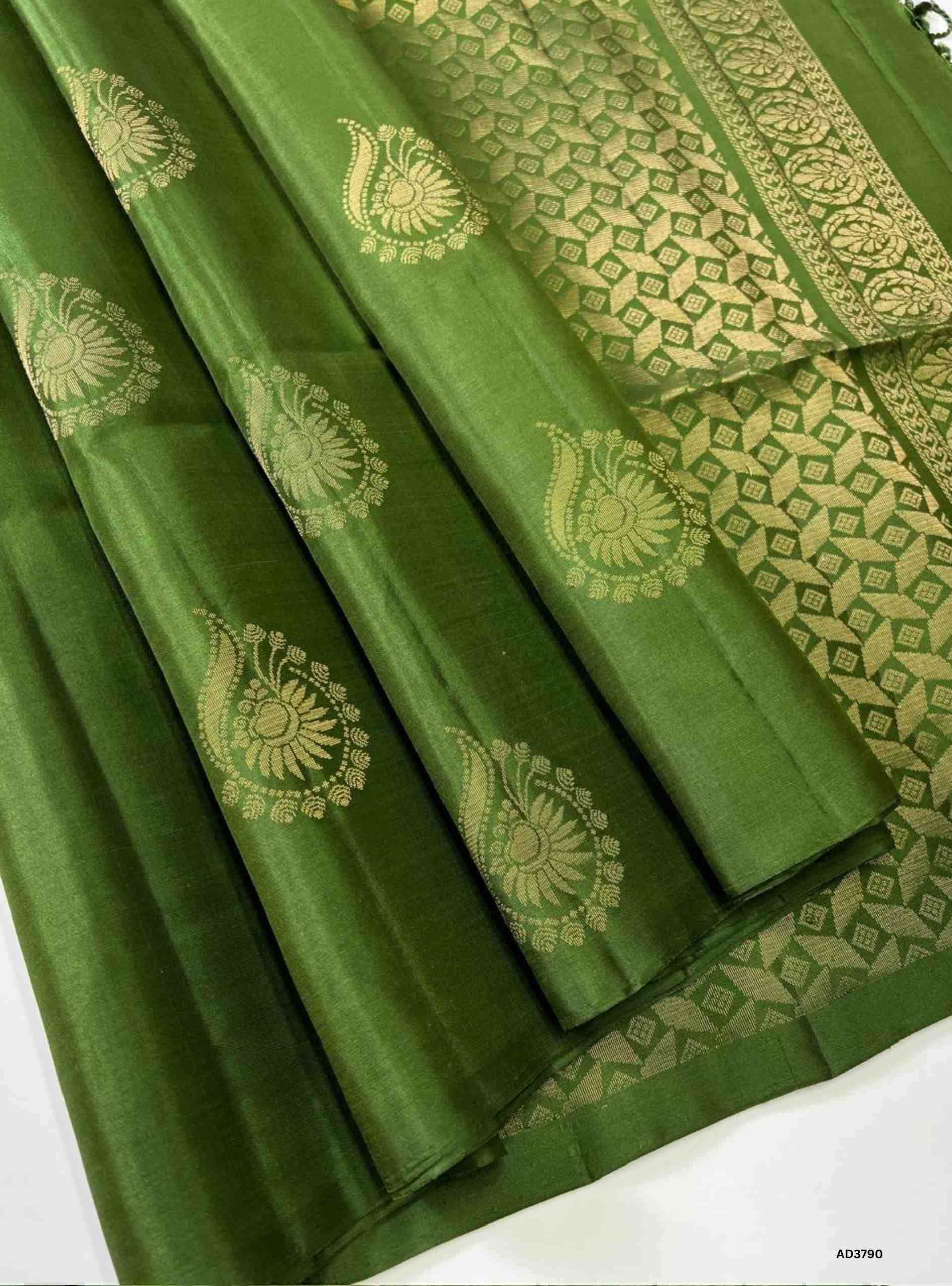 Green - Soft Silk Saree
