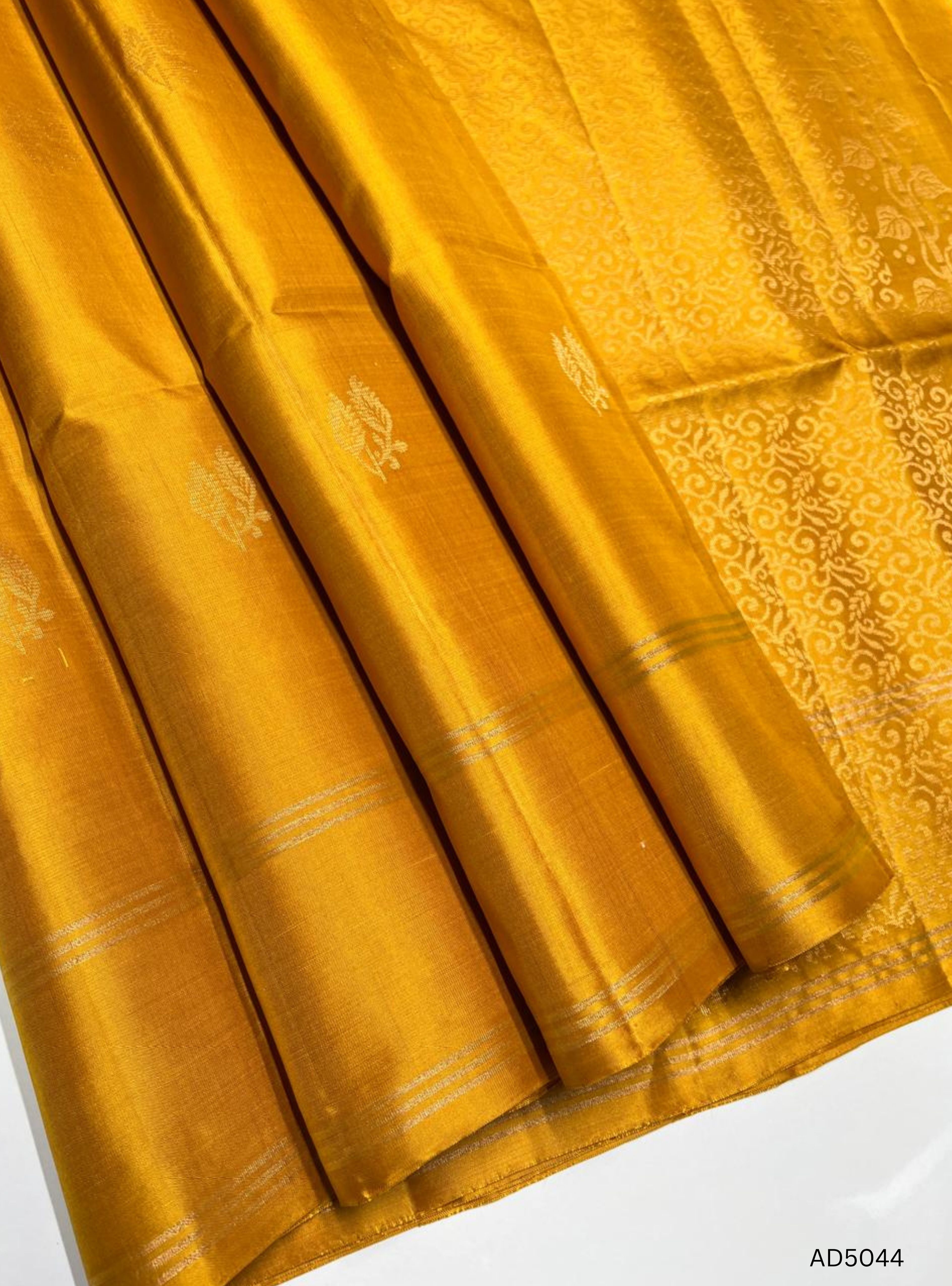 Mustard Yellow - Soft Silk Saree