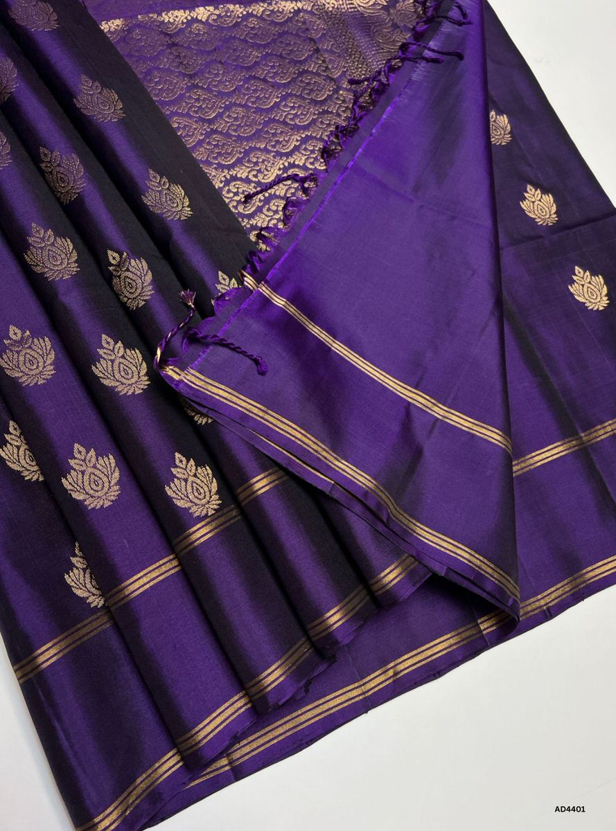 Royal Purple - Soft Silk Saree