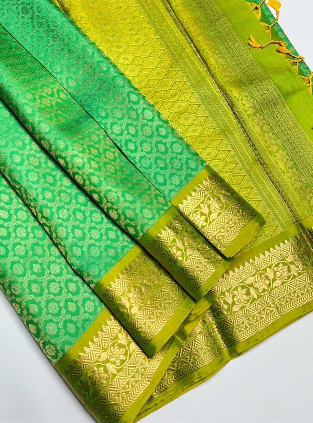 Green - Soft Silk Saree