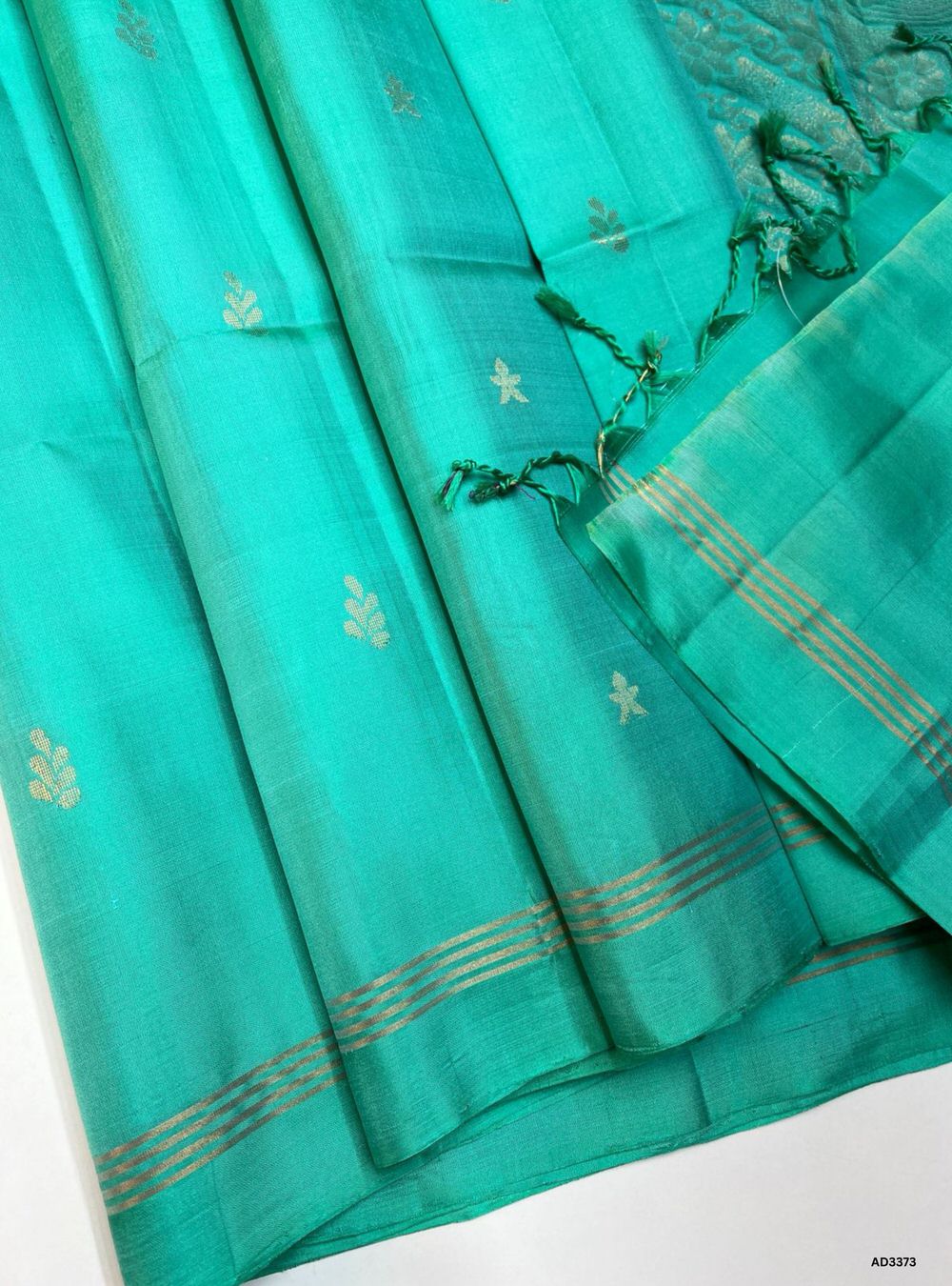 Aqua Blue - Soft Silk Saree