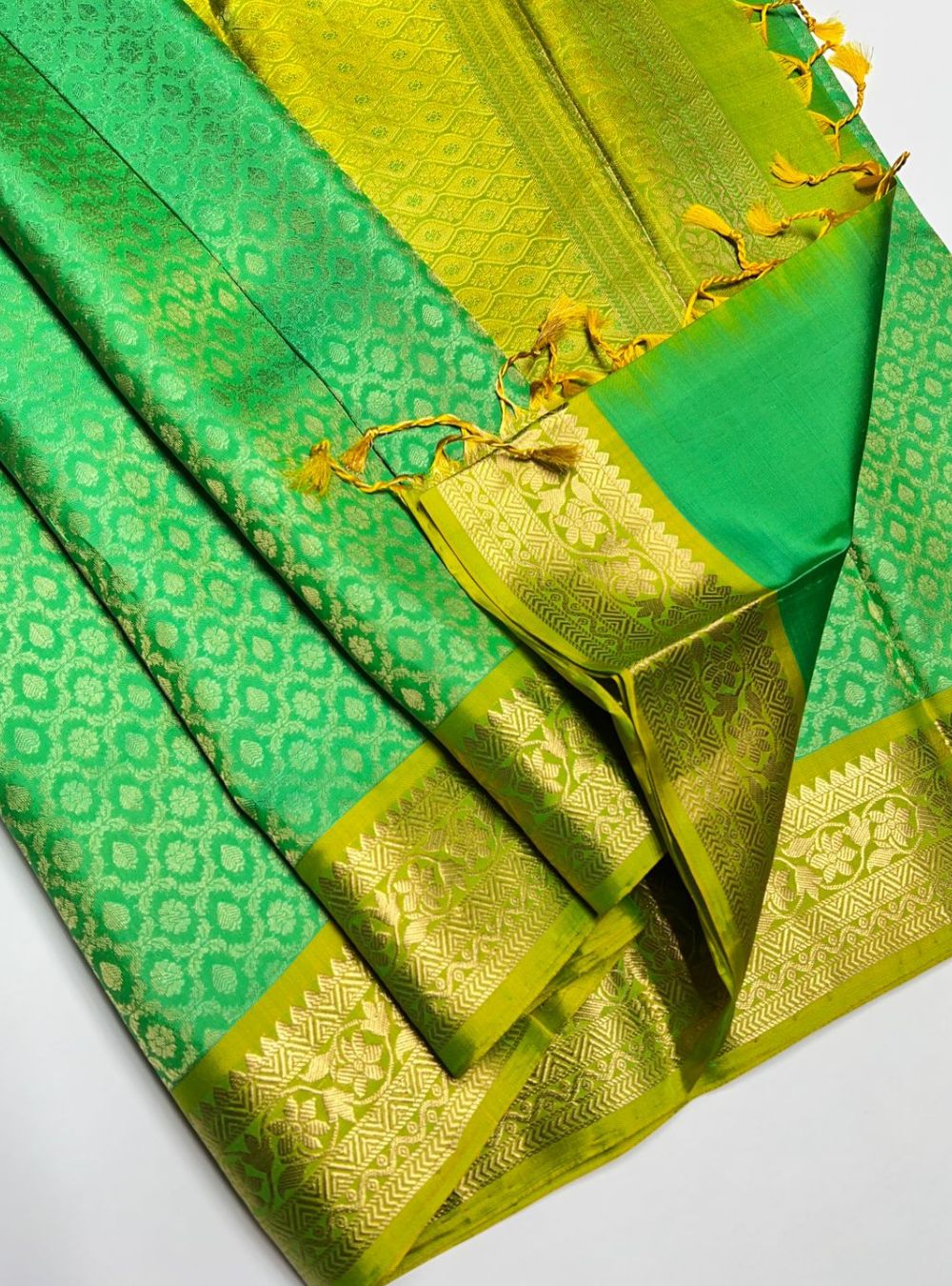 Green - Soft Silk Saree
