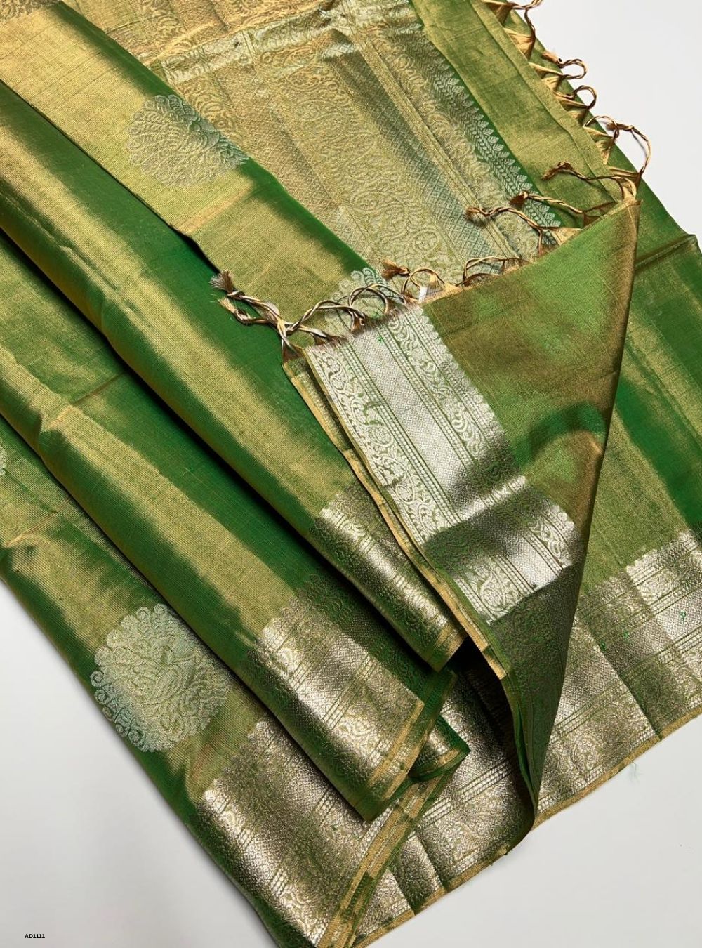Elachi Green - Soft Silk Saree