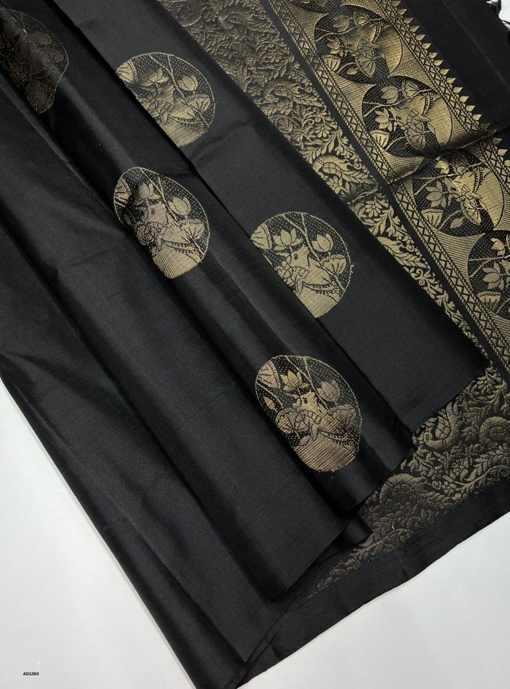 Black -  Soft Silk Saree