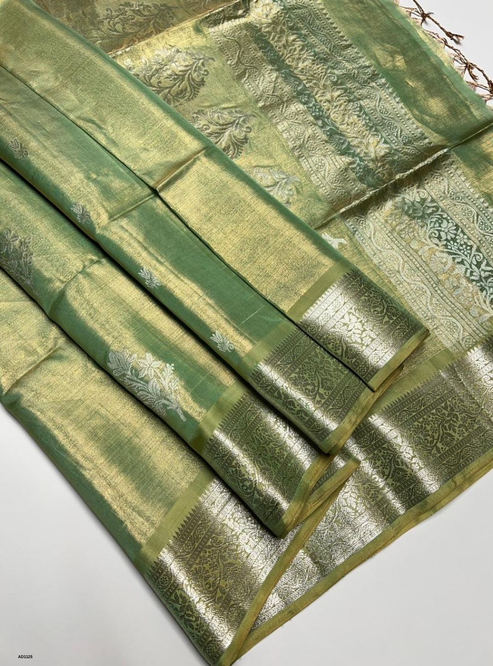 Light Green - Soft Silk Saree