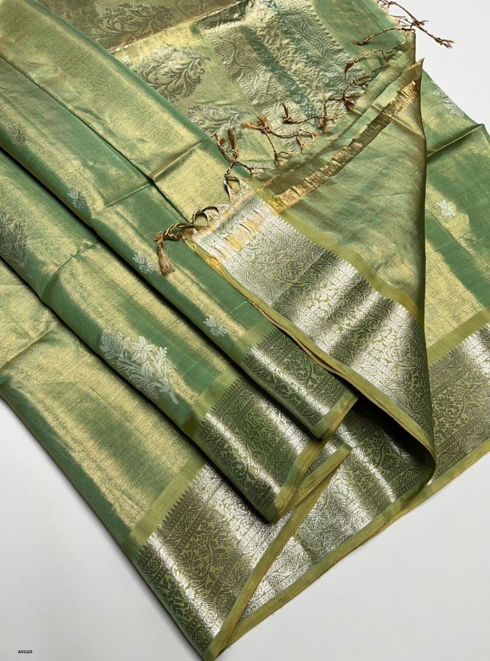 Light Green - Soft Silk Saree