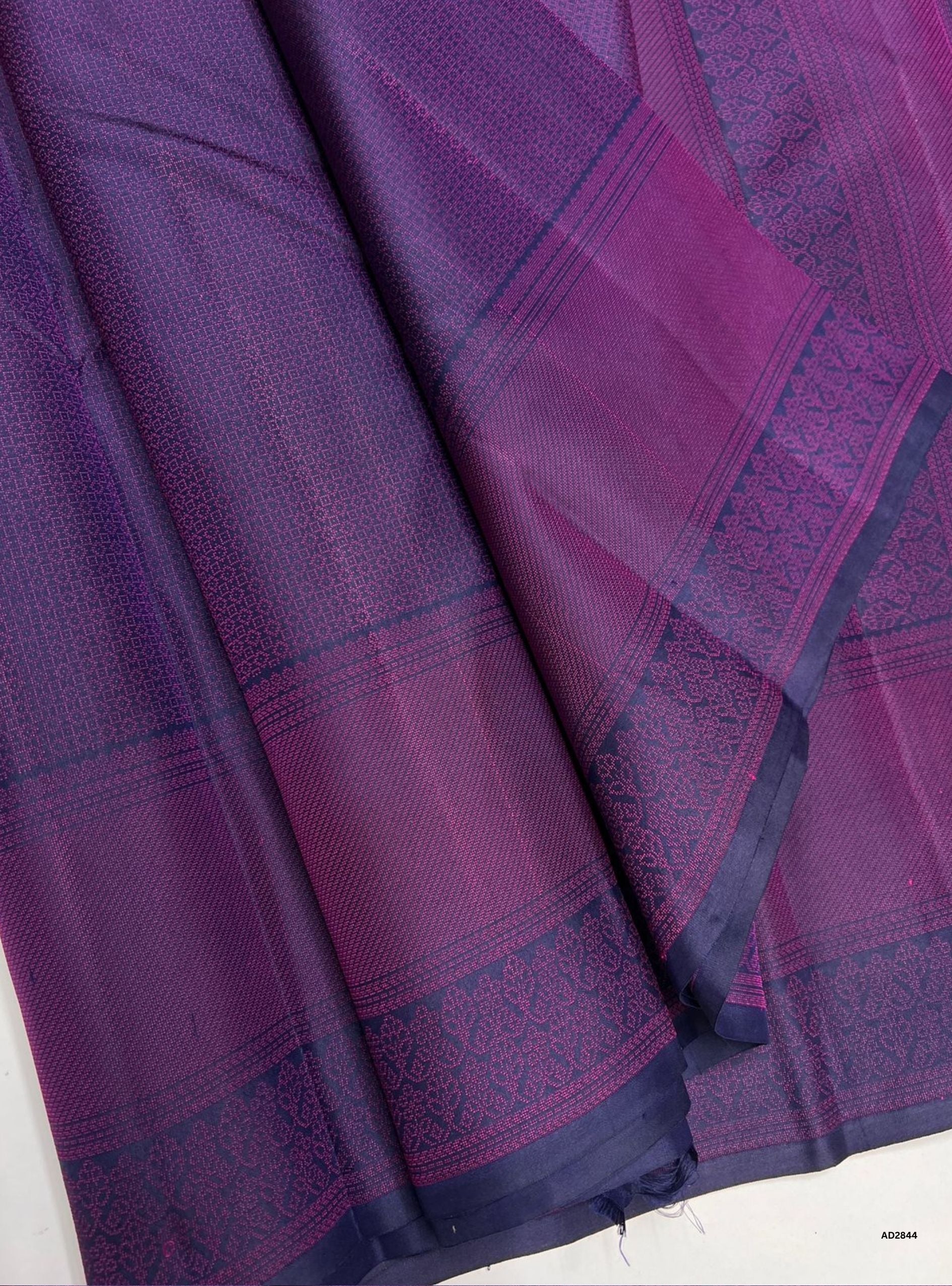 Purple - Soft Silk Saree