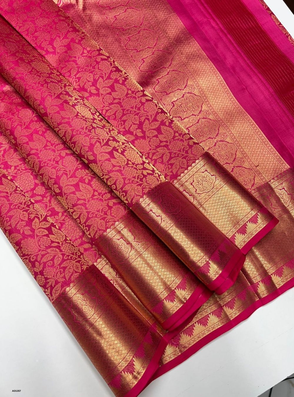 Pink -  Soft Silk Saree