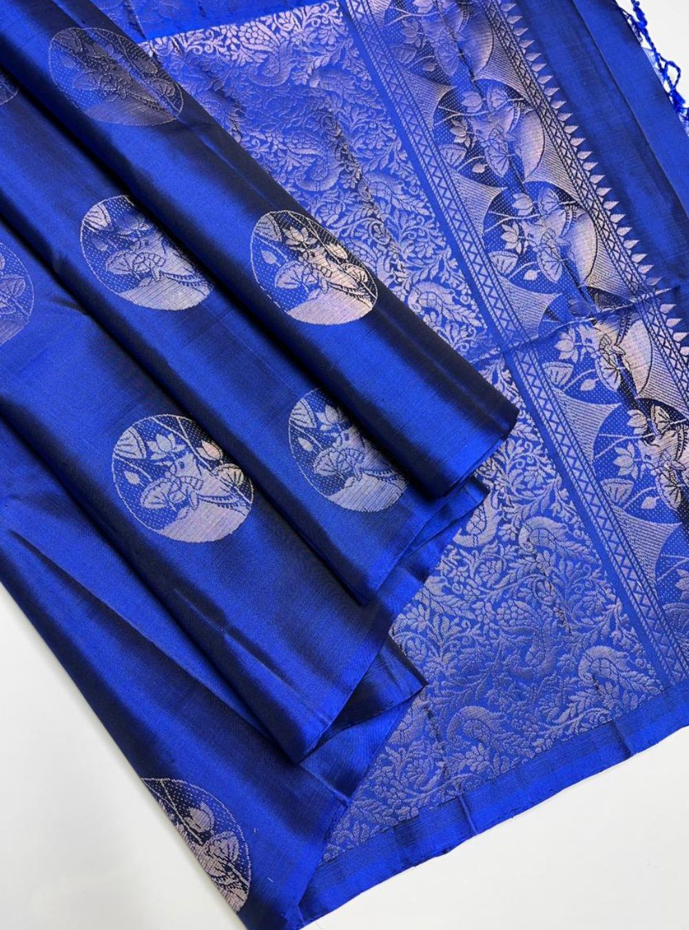 Royal Blue - Soft Silk Saree