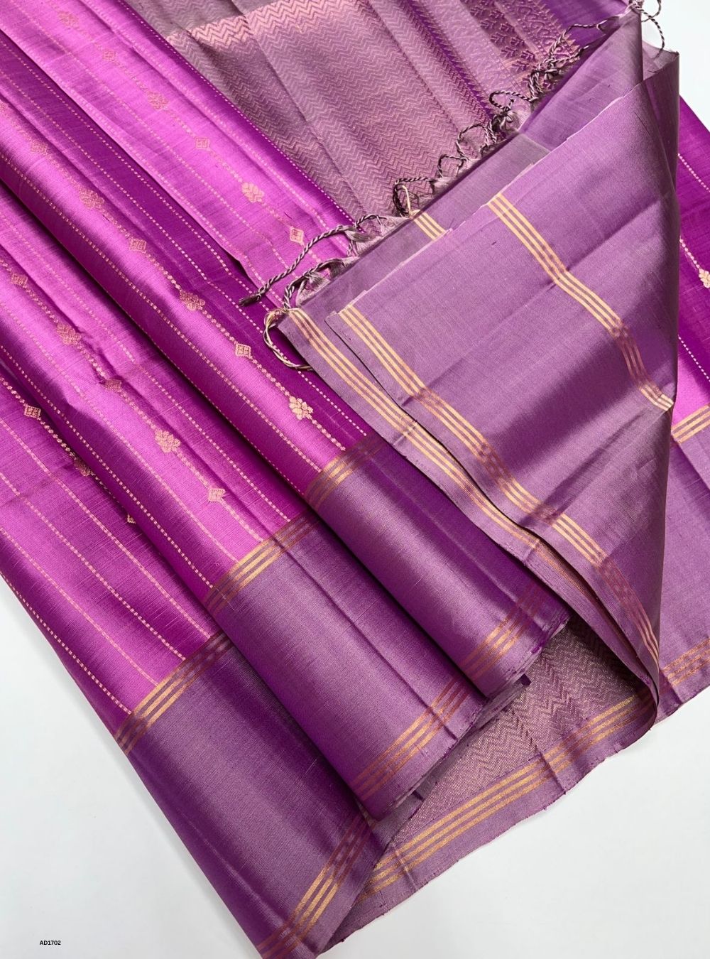 Onion Pink - Soft Silk Saree