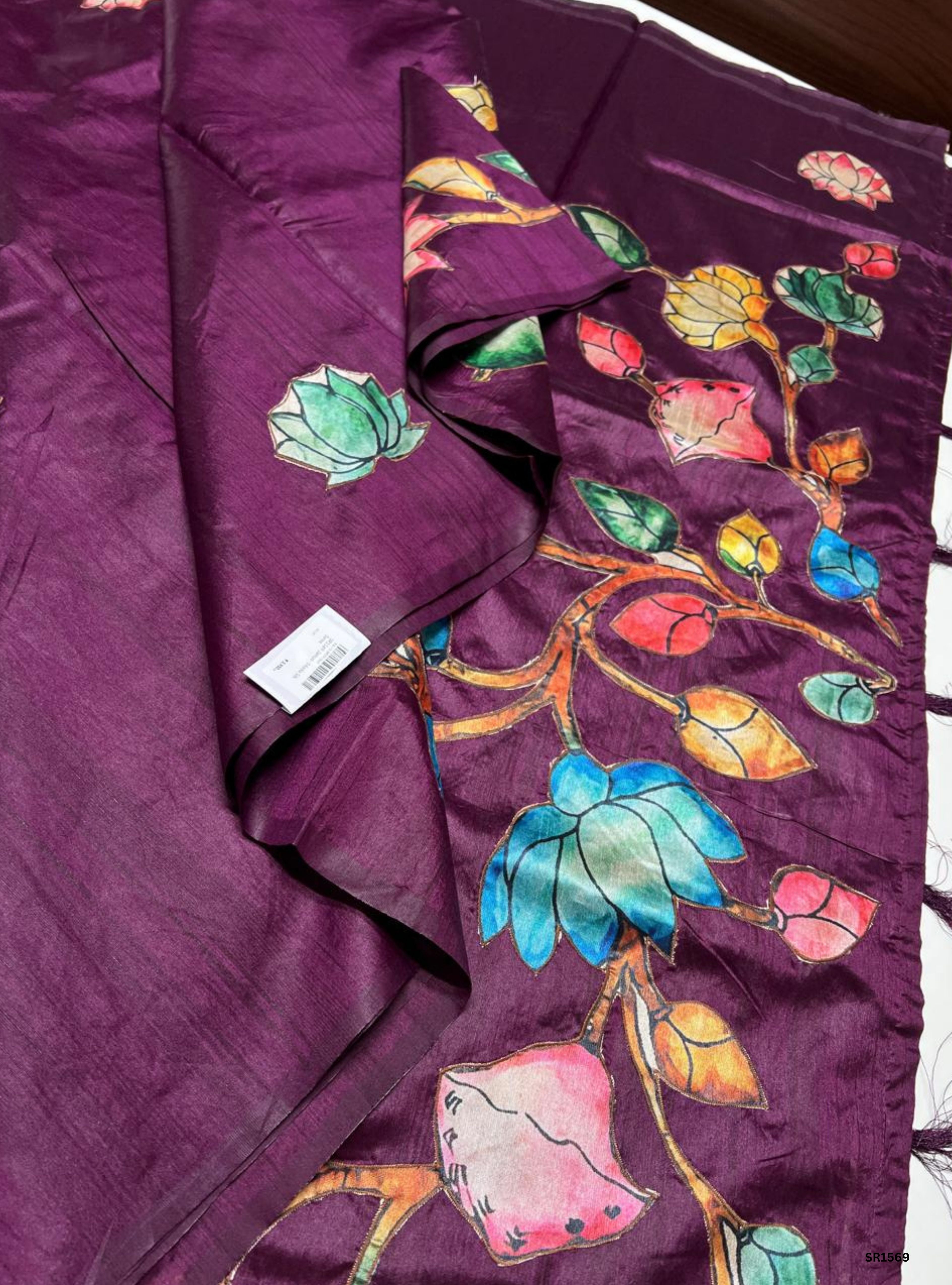 Jamun - Matka Silk Saree