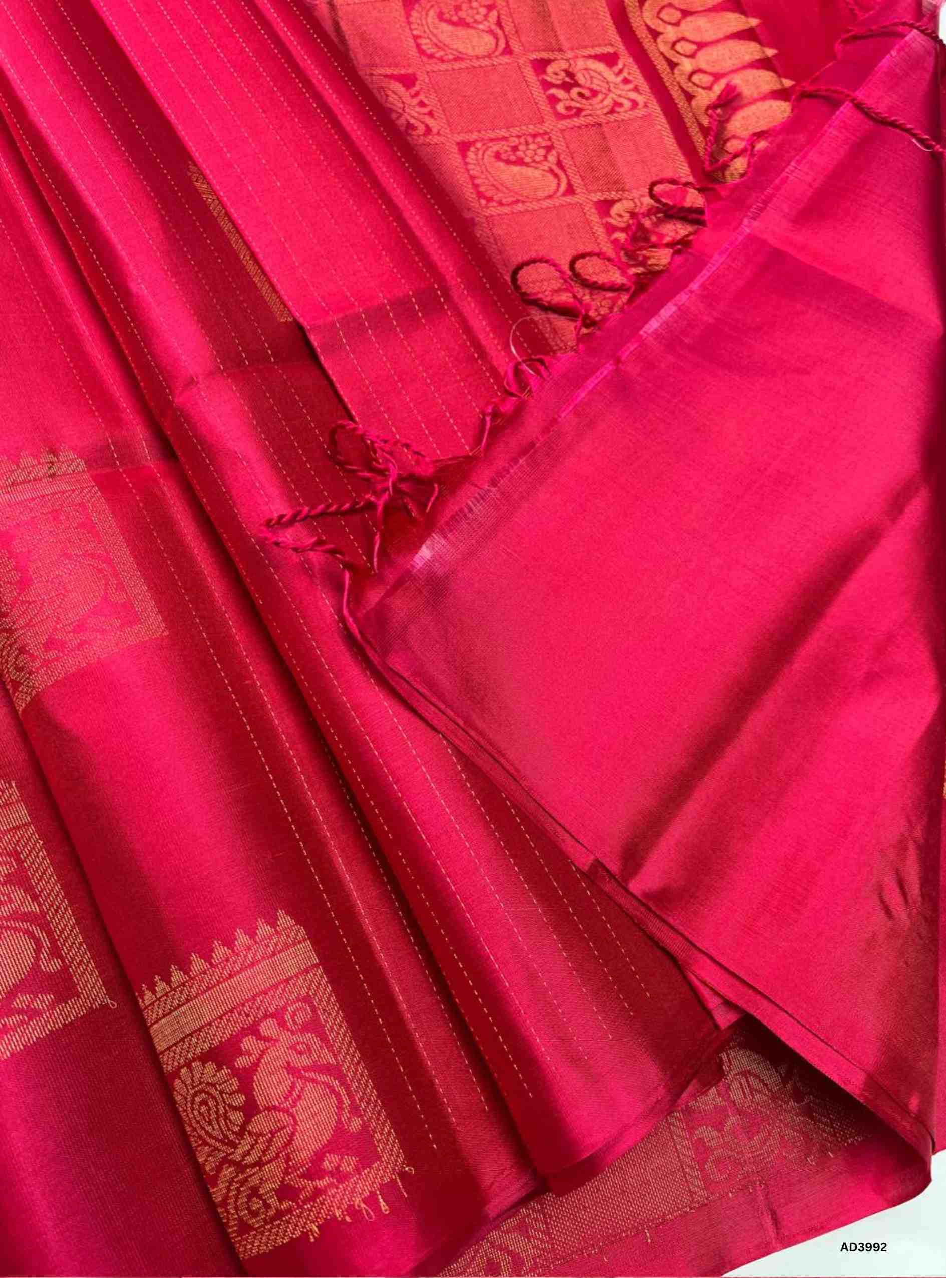 Red - Soft Silk Saree