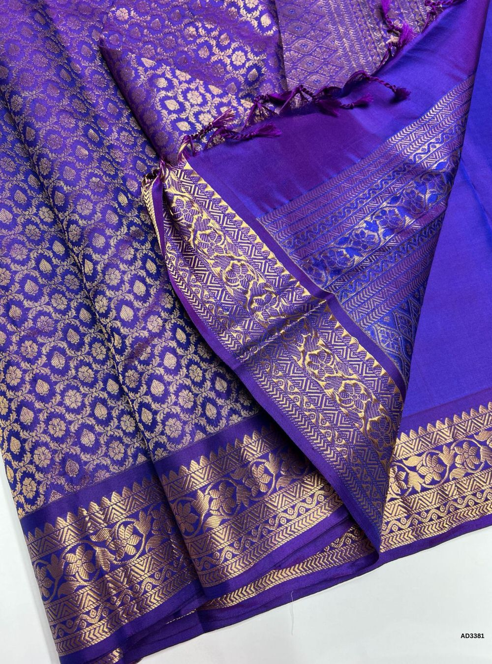 Purple Color - Soft Silk Saree