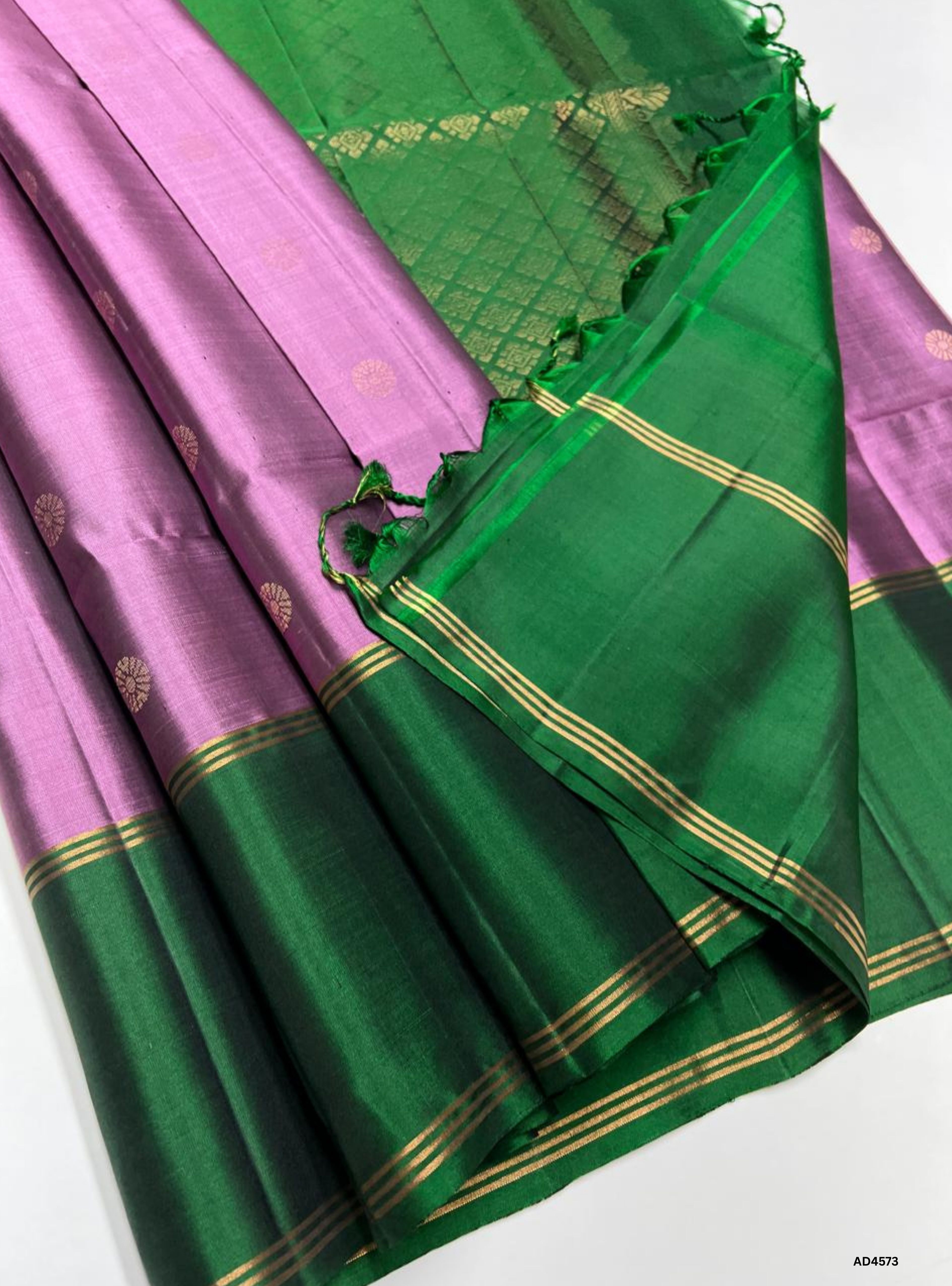 Brazilian & Green - Soft Silk Saree