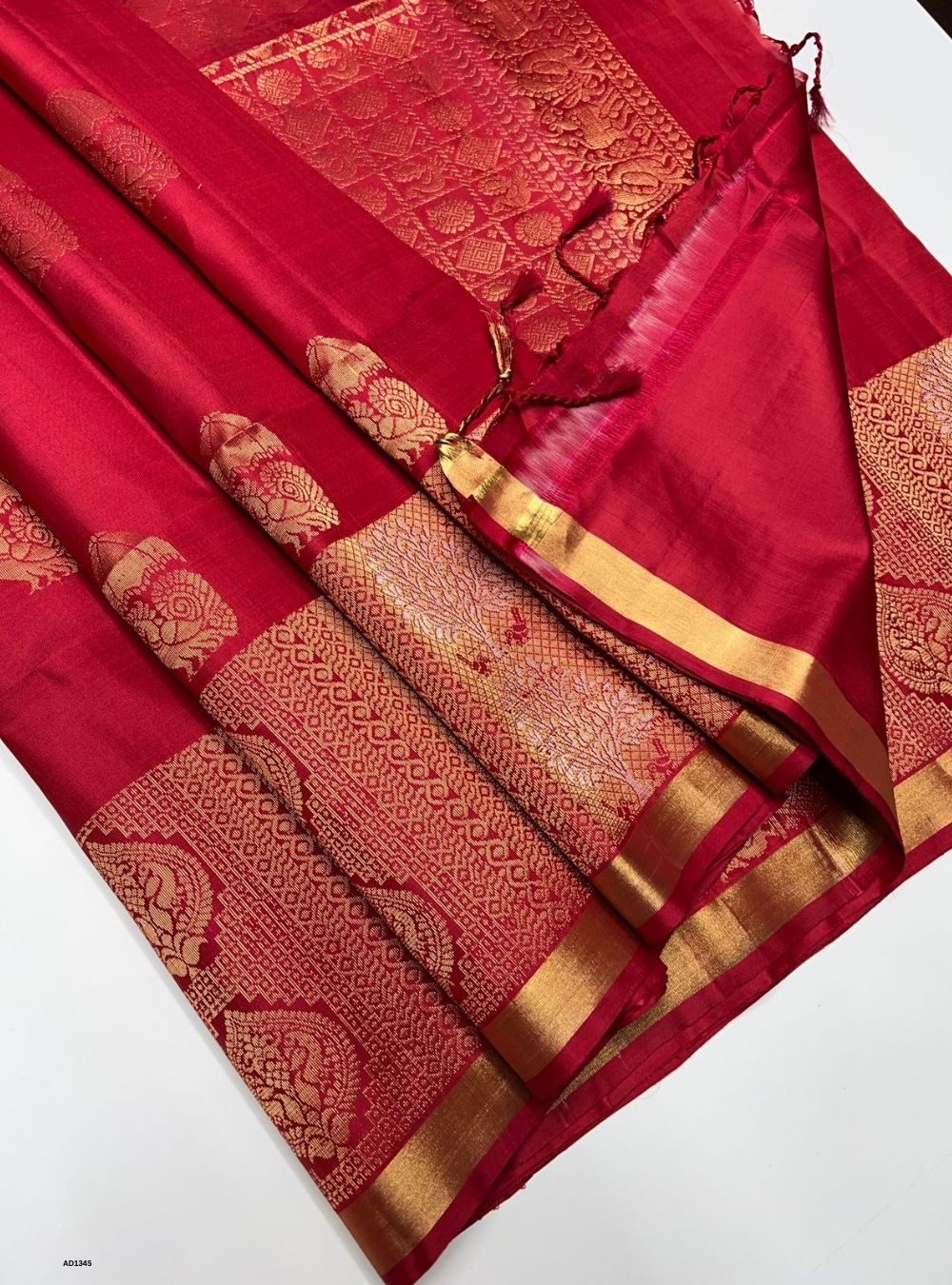 Red -  Soft Silk Saree