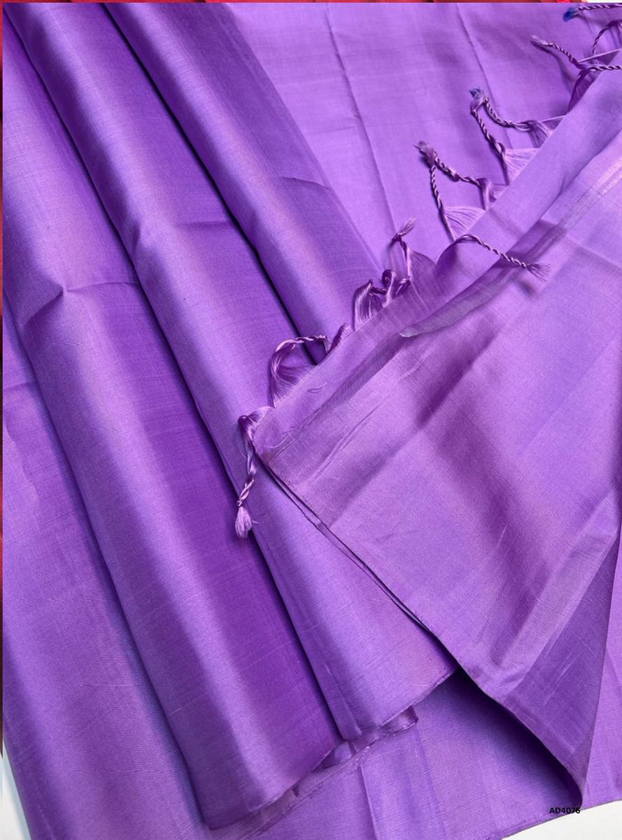 Lavender - Soft Silk Saree