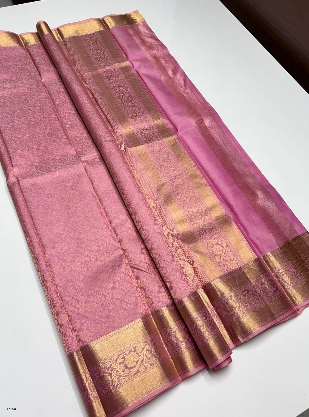 Lotus Pink -  Soft Silk Saree