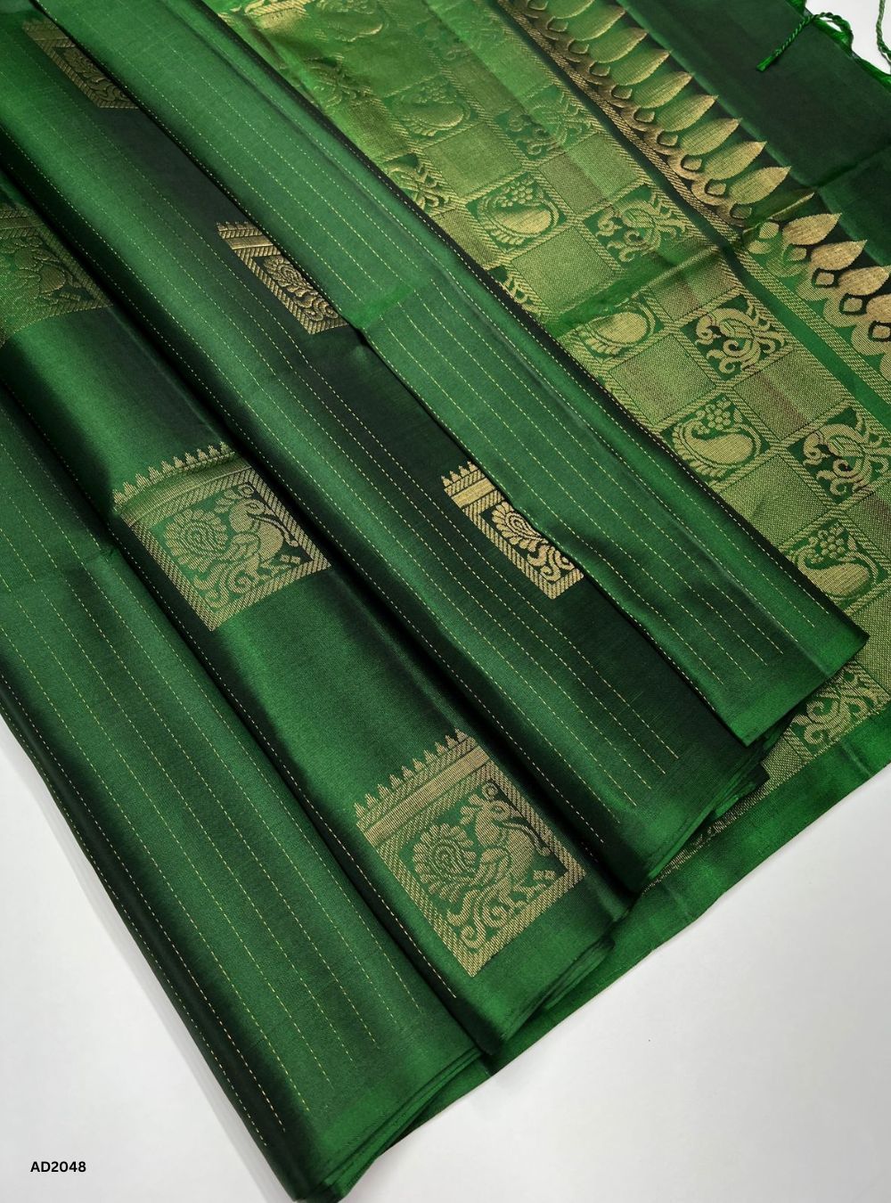 Emerald Green - Soft Silk Saree