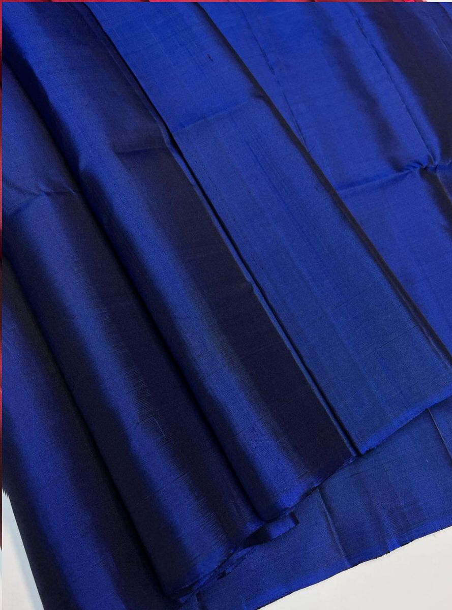 Royal Blue - Soft Silk Saree