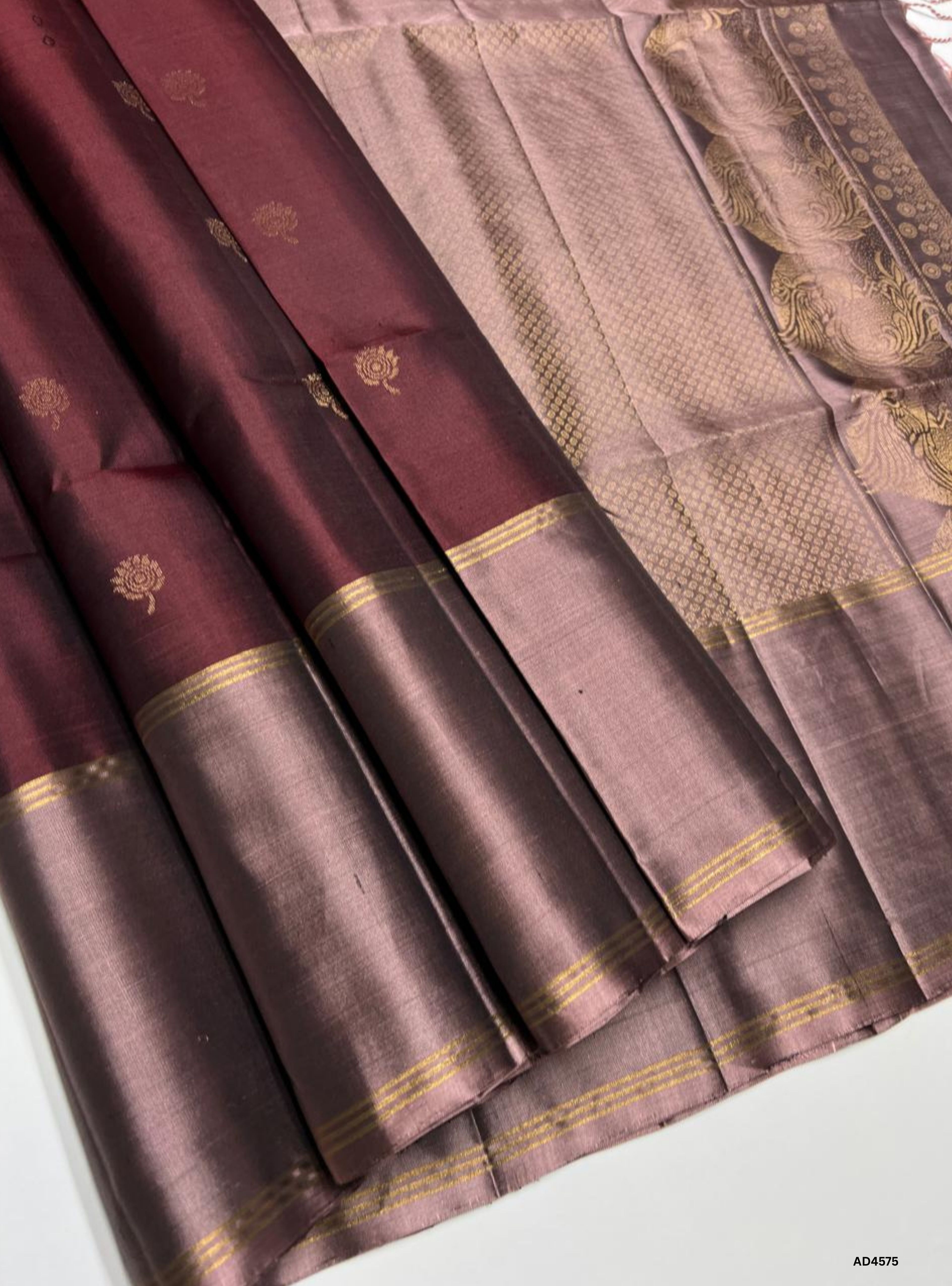 Coffee Brown & CoCo- Soft Silk Saree