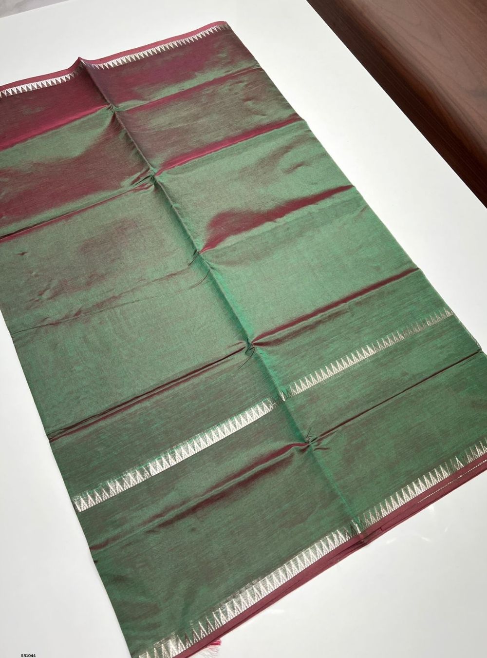 Green - Mangalagiri Silk Cotton