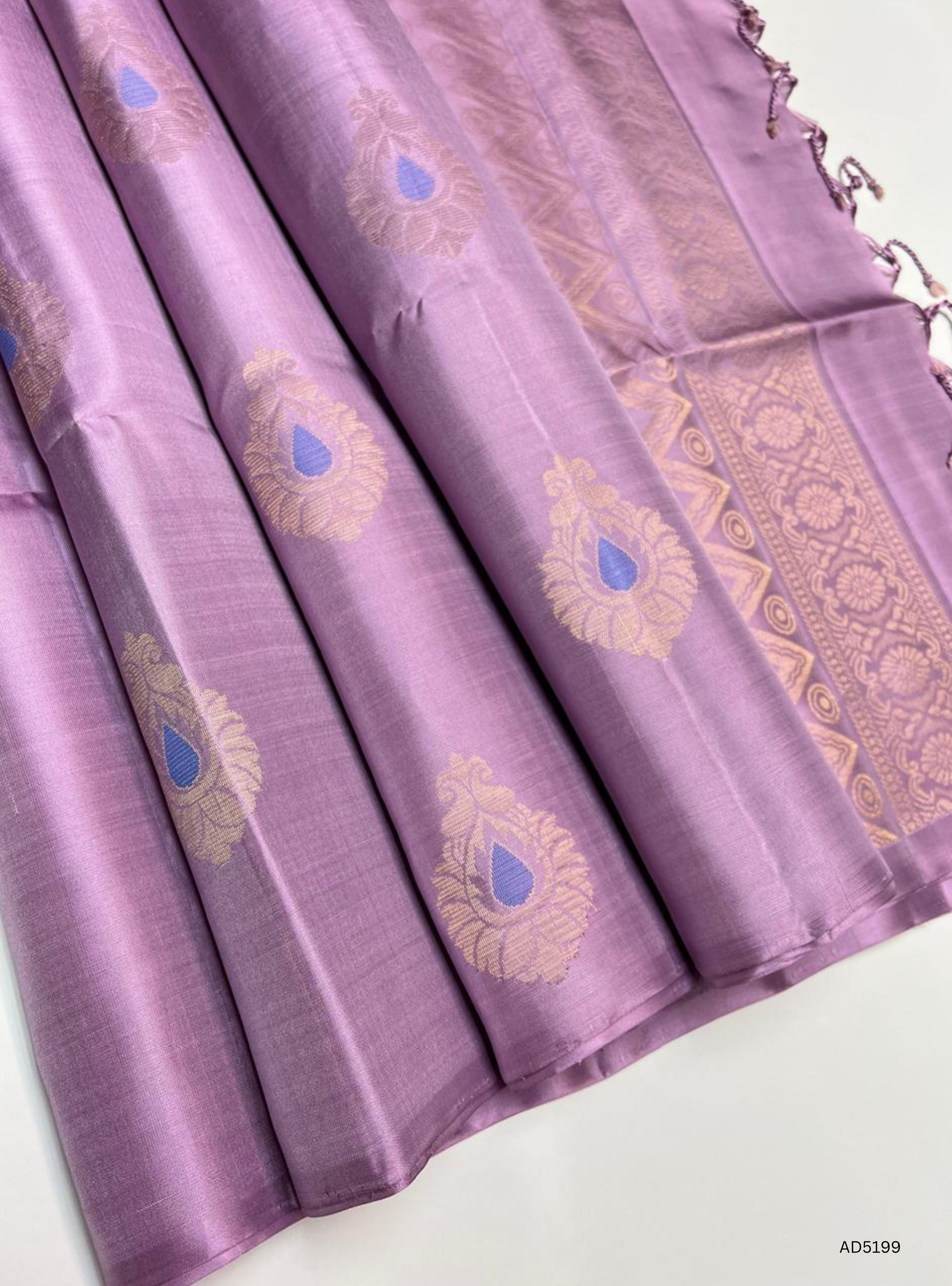 Lavender - Soft Silk Saree