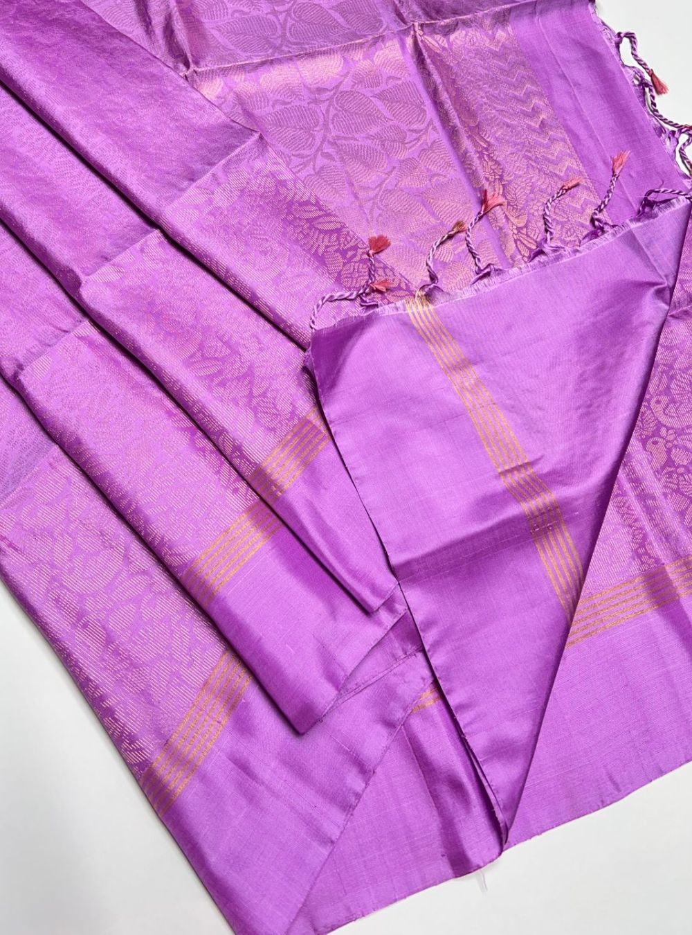 Lavender - Soft Silk Saree