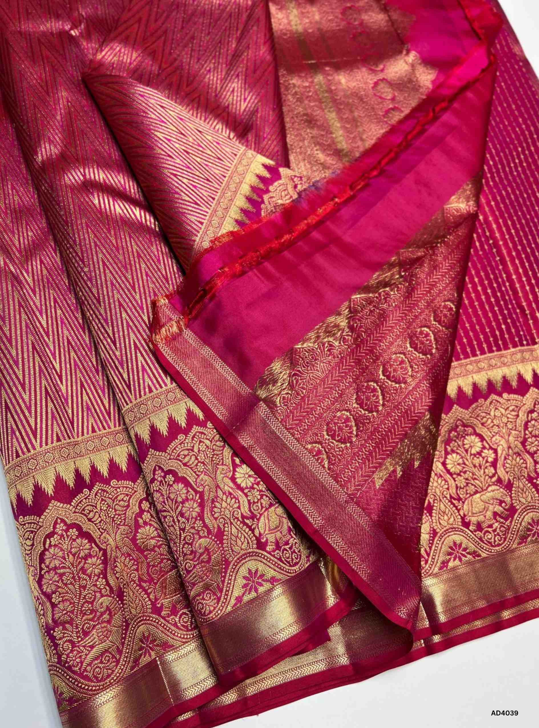 Rani Pink - Kanjeevaram Bridal Saree