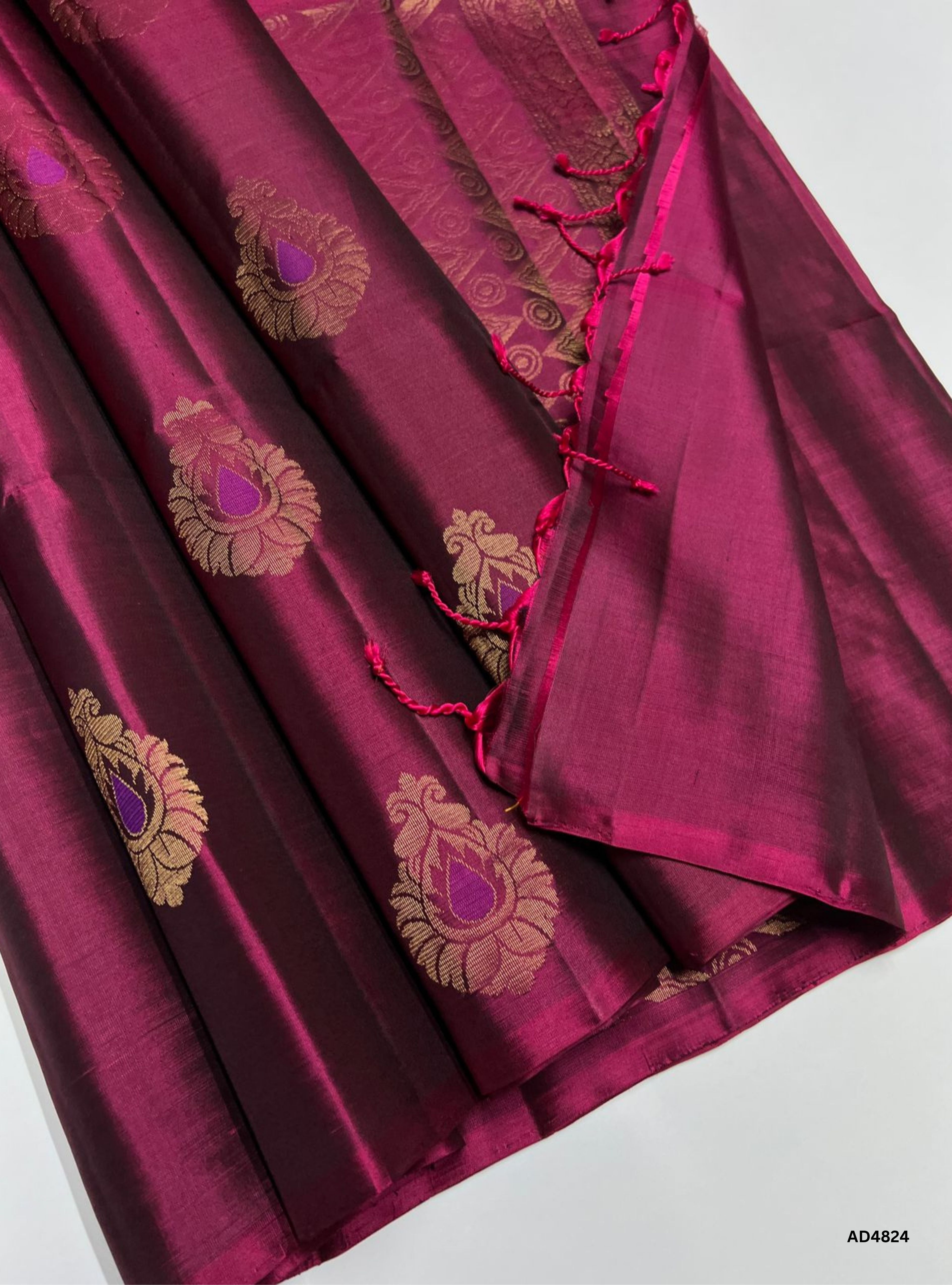 Magenta - Soft Silk Saree