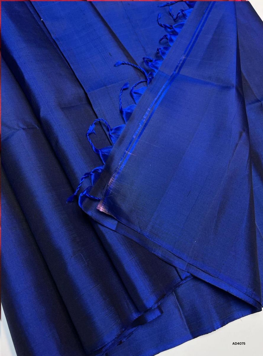 Royal Blue - Soft Silk Saree