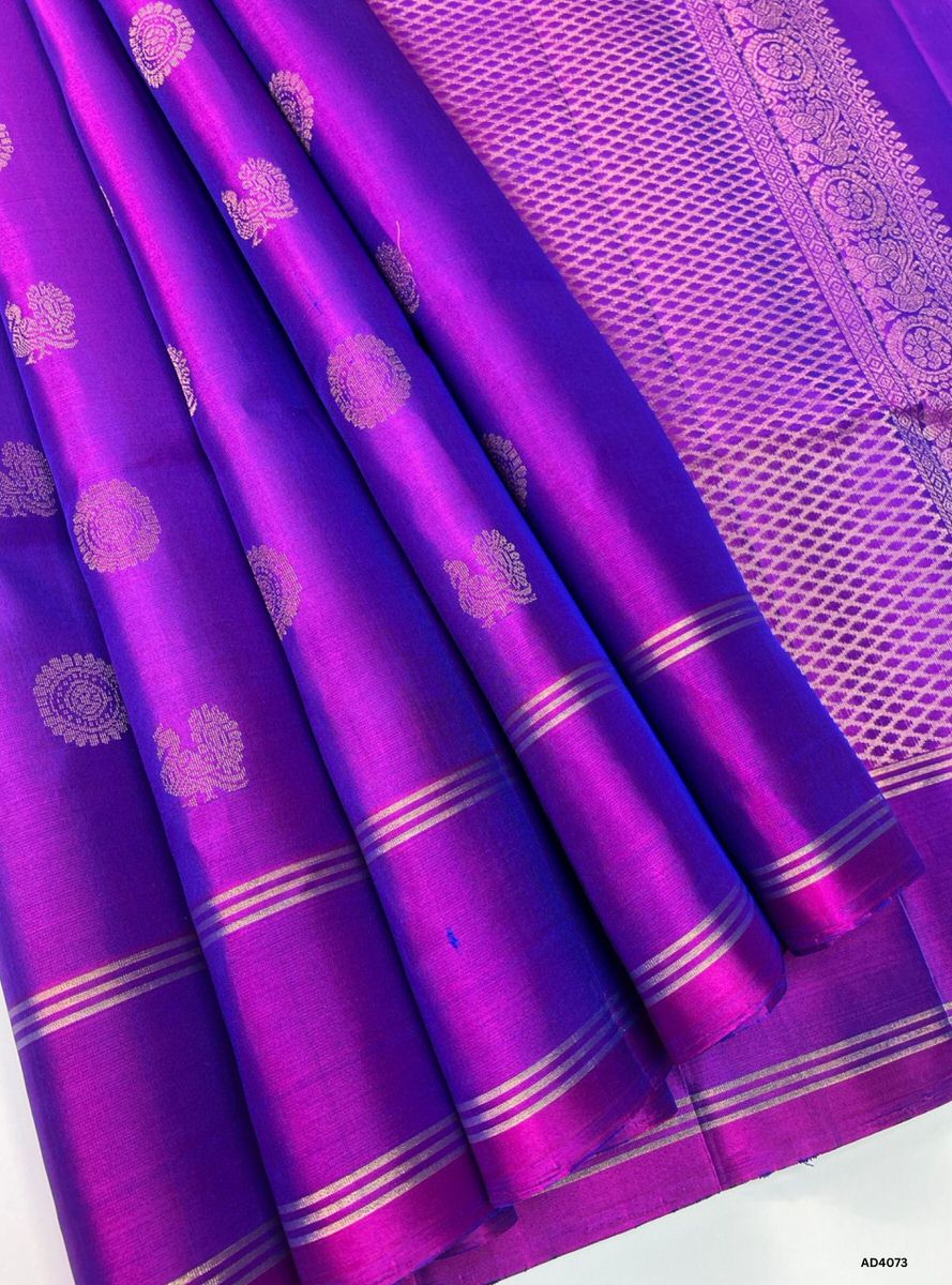 Royal purple - Soft Silk Saree