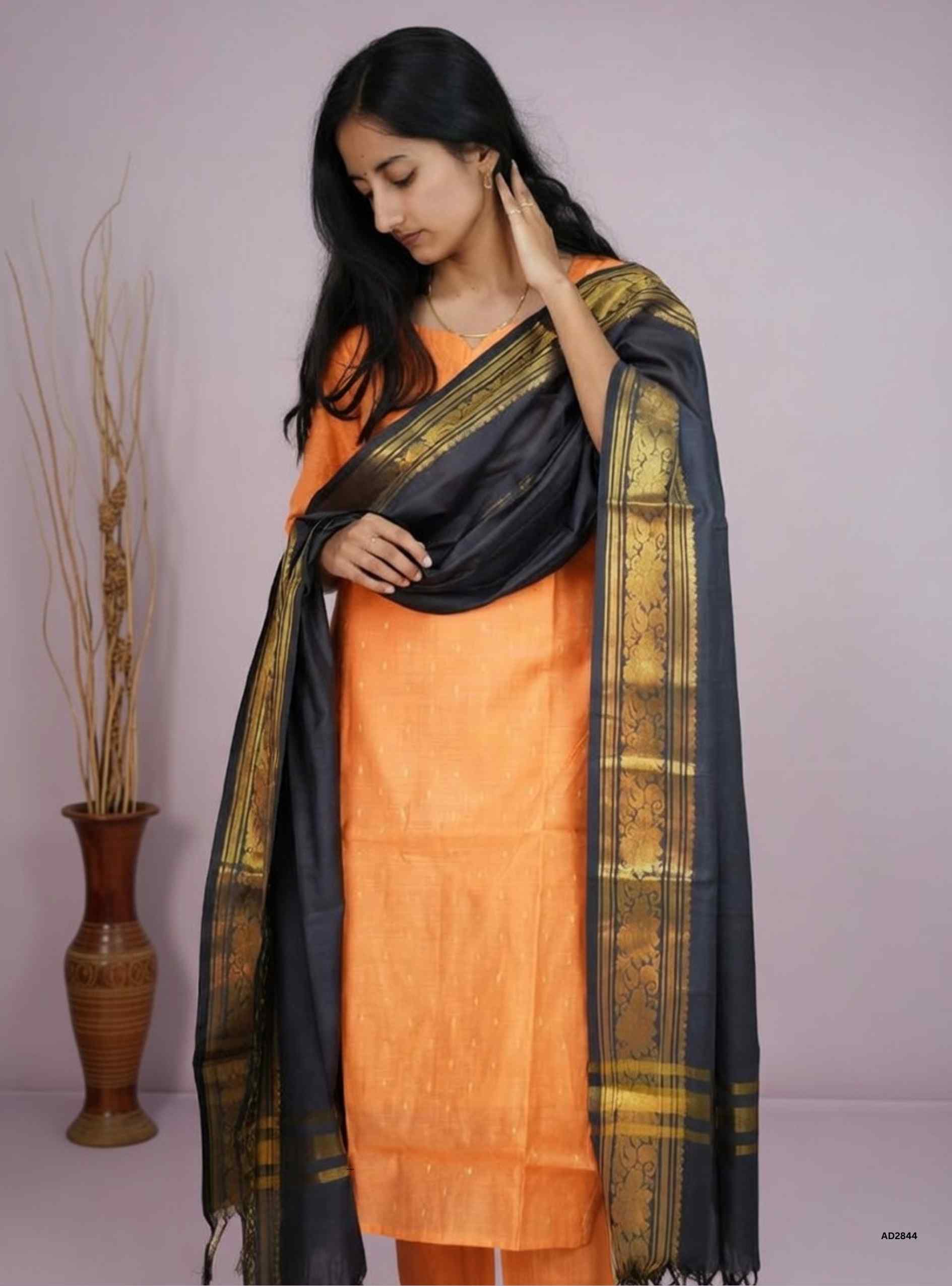 Orange - Kurti