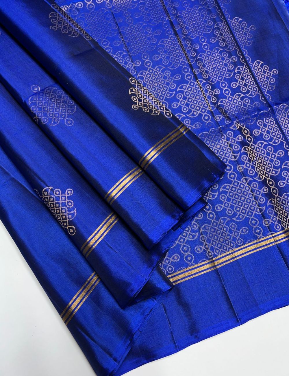 Royal Blue - Soft Silk Saree
