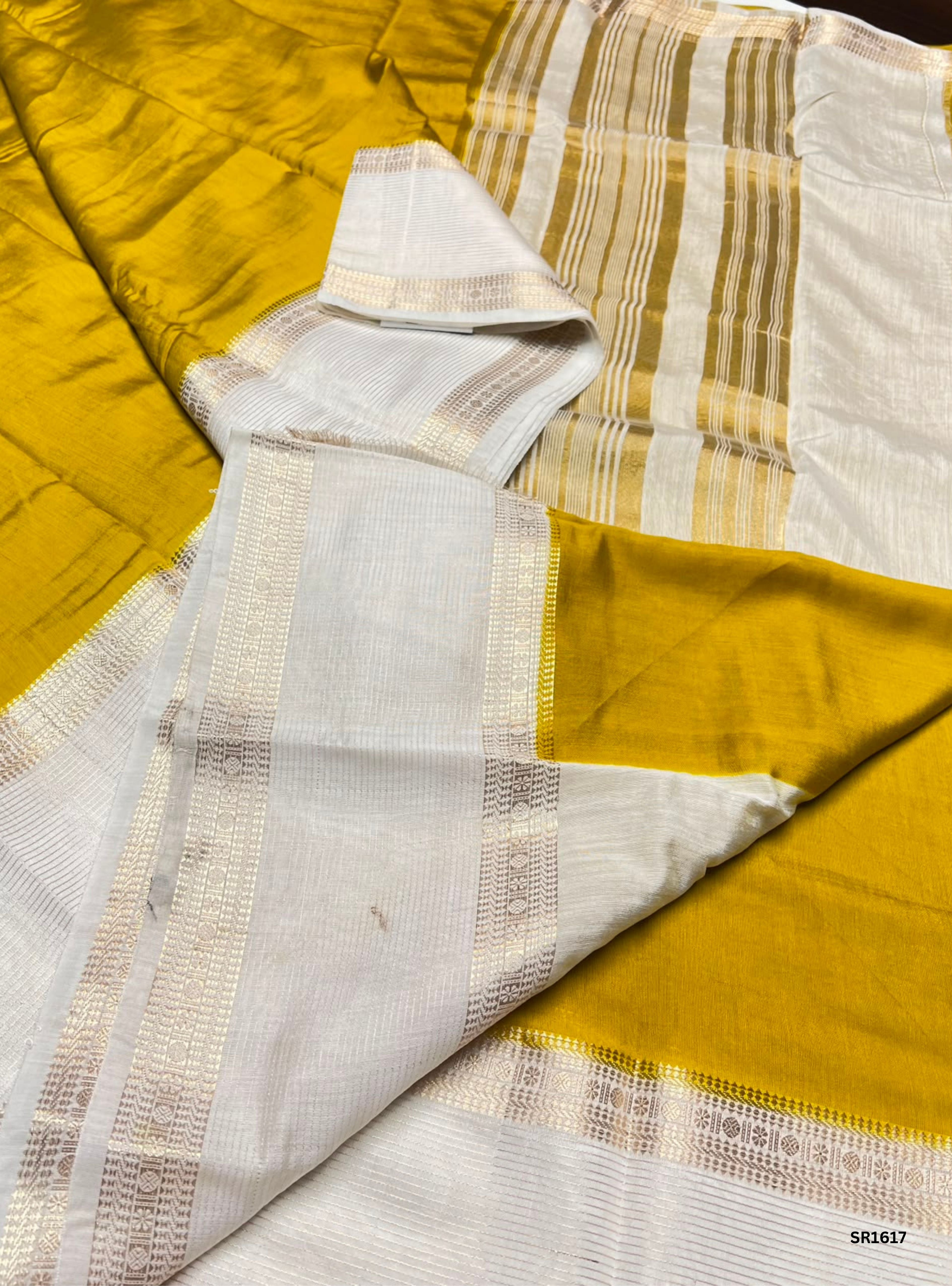 Honey & White - Binny Silk Saree